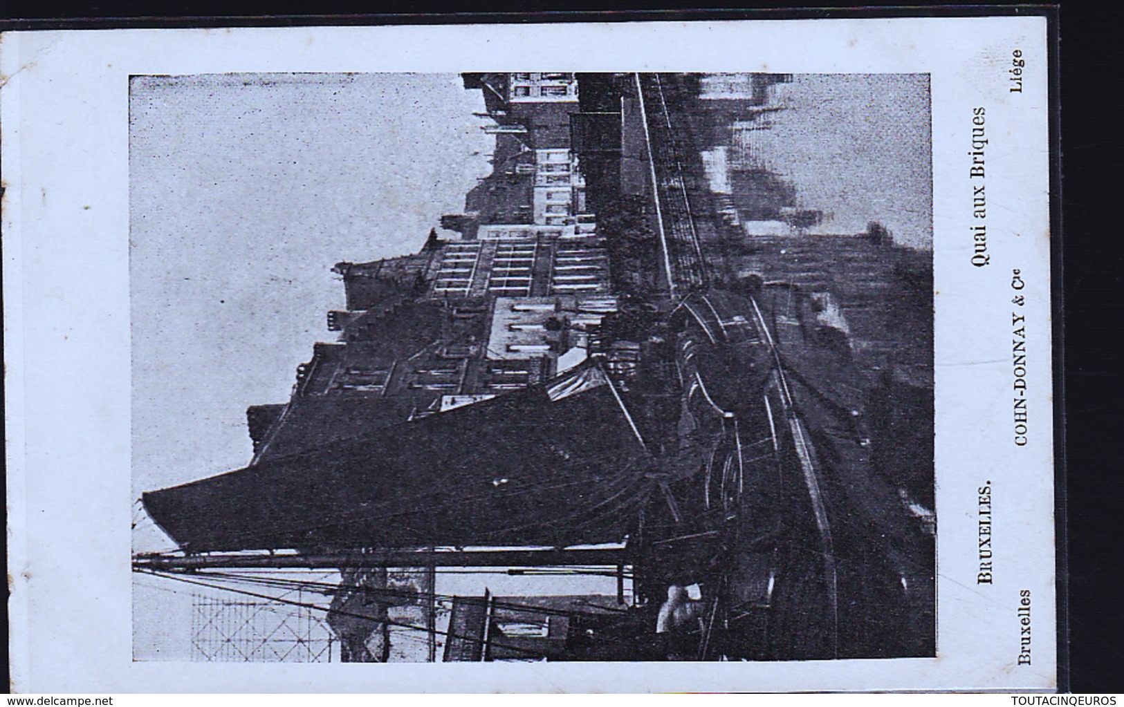 BRUXELLES 1900 QUAI AUX BRIQUES - Maritiem