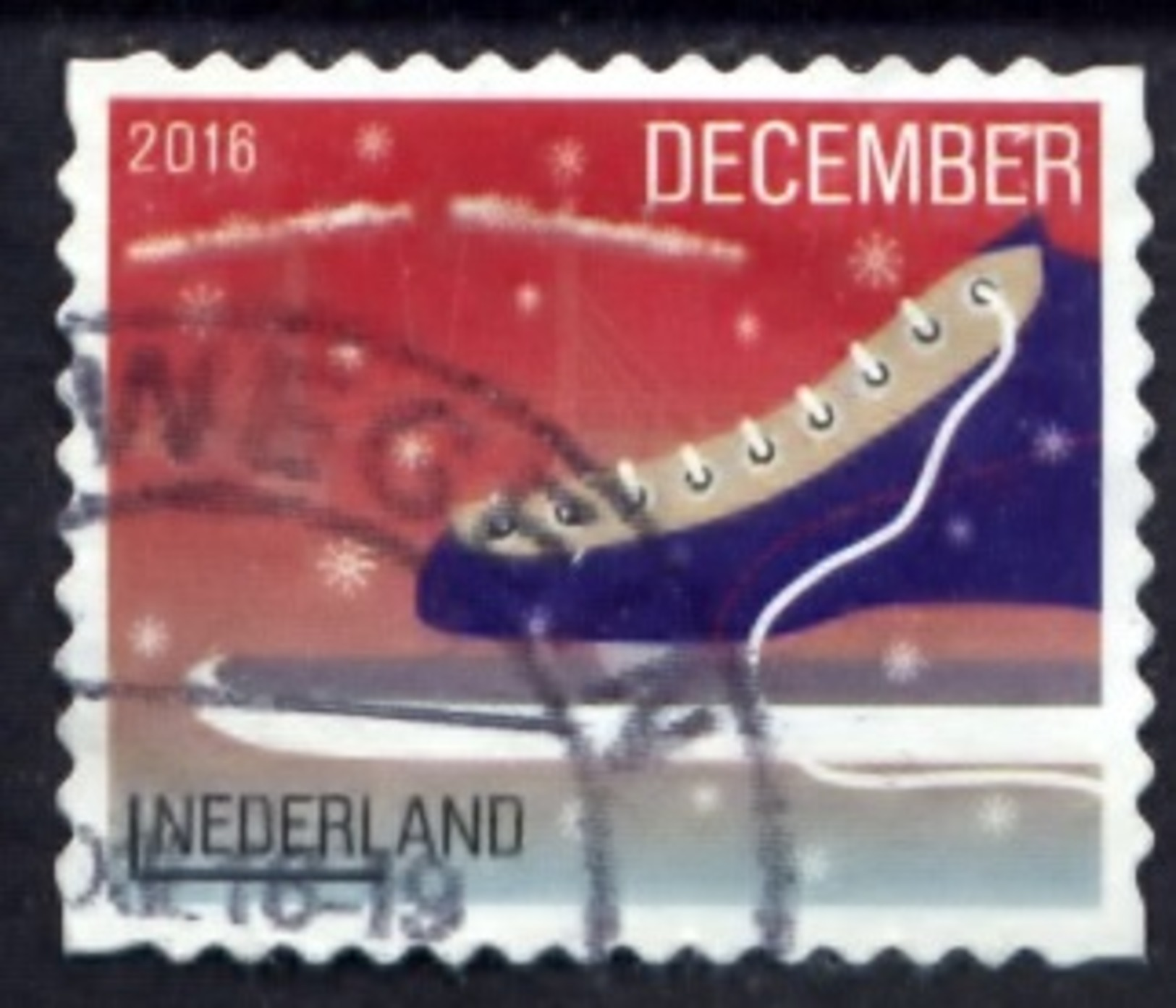 Nederland 2016, Netherlands, Niederlande, Pays-Bas, Holland, December, Kerstzegel, Christmas, Noel, Mi 3540 - Gebruikt