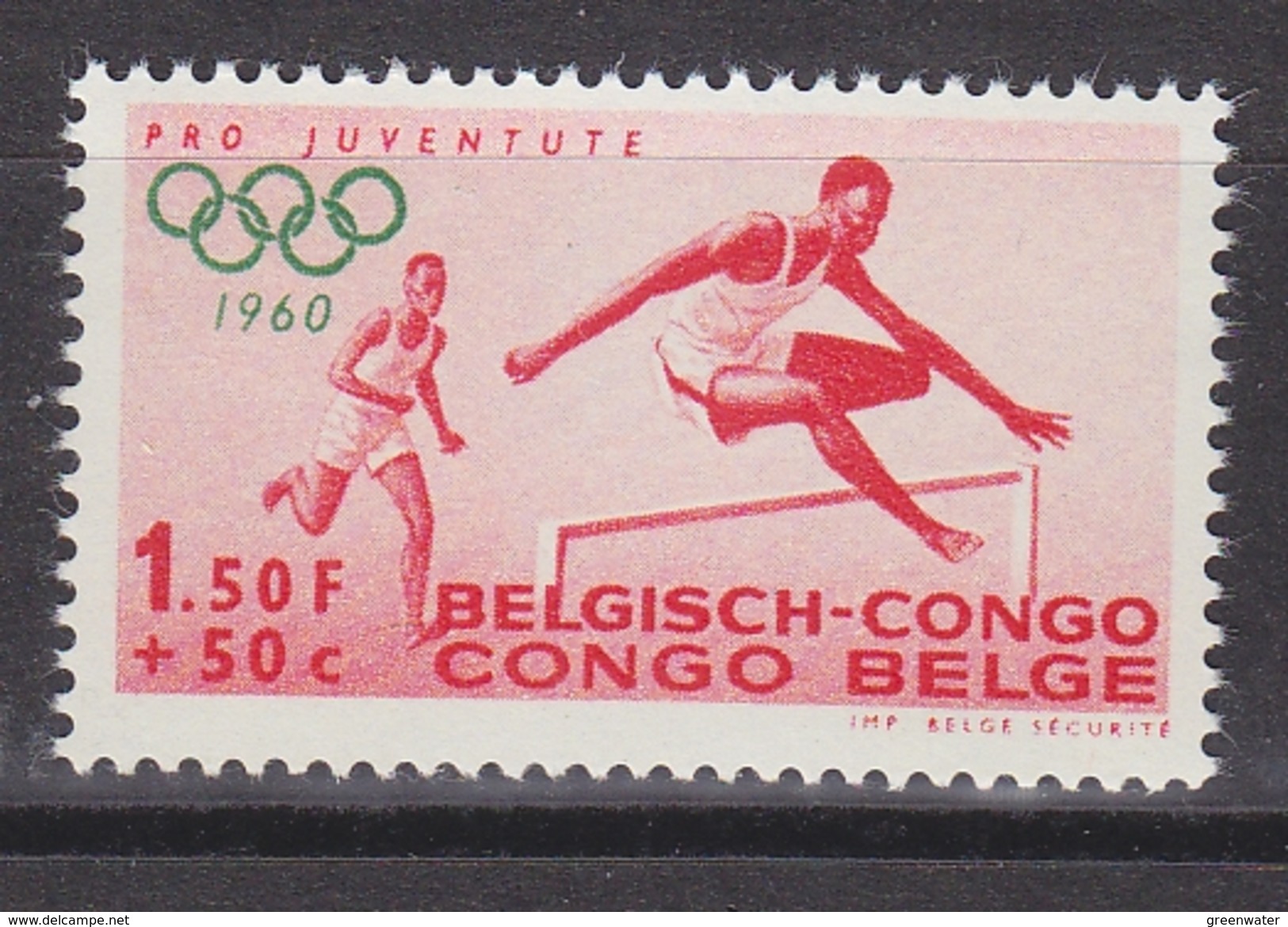 Belgisch Congo 1960 Olympische Spelen 1.50 Lopen 1w ** Mnh (34311A) - Ongebruikt