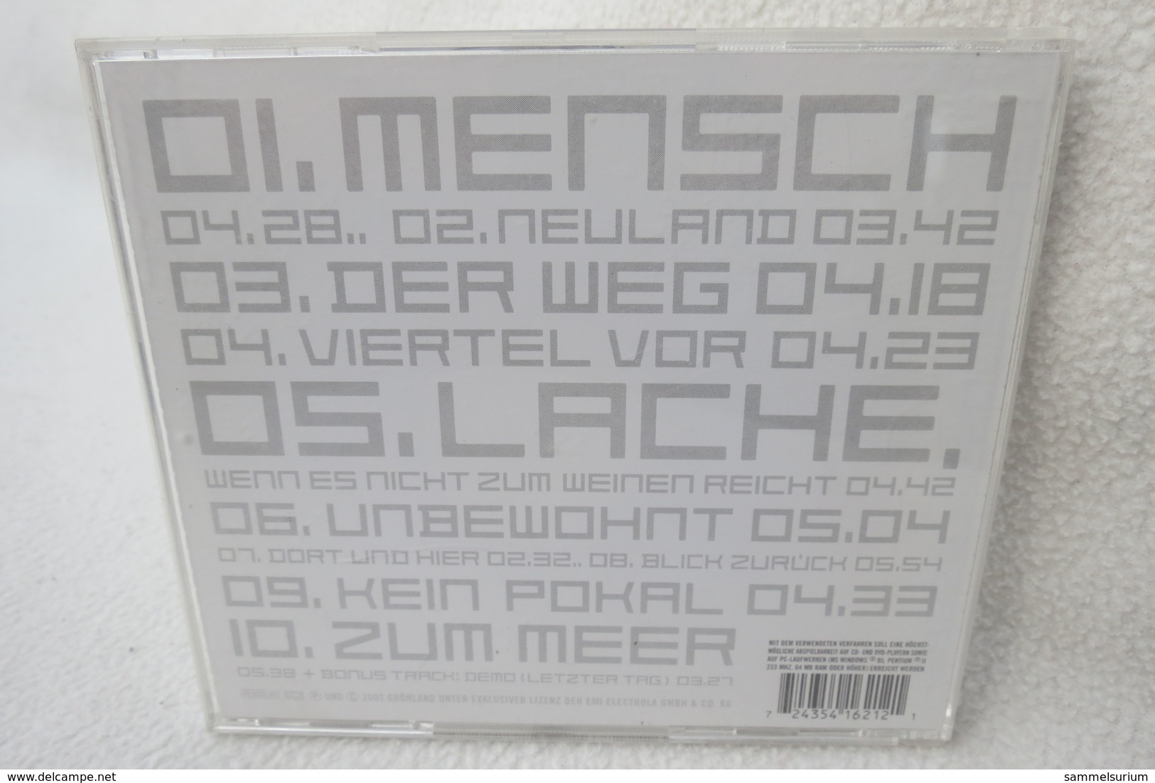 CD "Herbert Grönemeyer" Mensch - Sonstige - Deutsche Musik