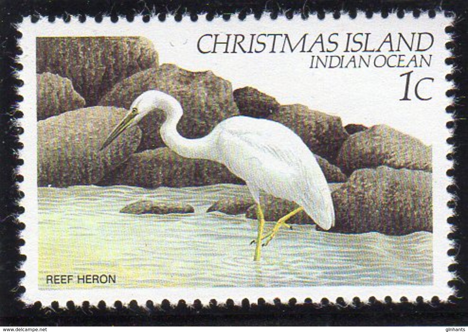 CHRISTMAS ISLAND - 1982 1c DEFINITIVE BIRD STAMP FINE MNH ** SG 152 - Christmas Island