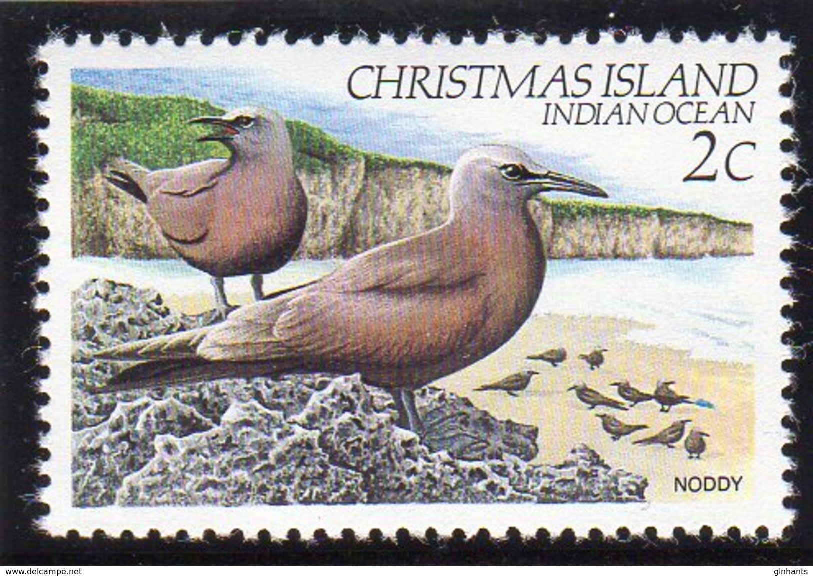 CHRISTMAS ISLAND - 1982 2c DEFINITIVE BIRD STAMP FINE MNH ** SG 153 - Christmas Island