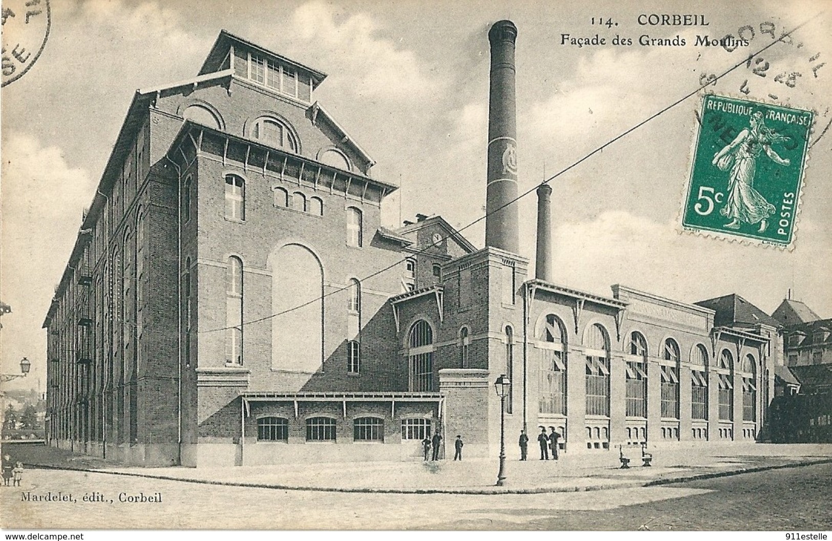 91  CORBEIL  -  FACADE  DES GRANDS MOULINS - Corbeil Essonnes