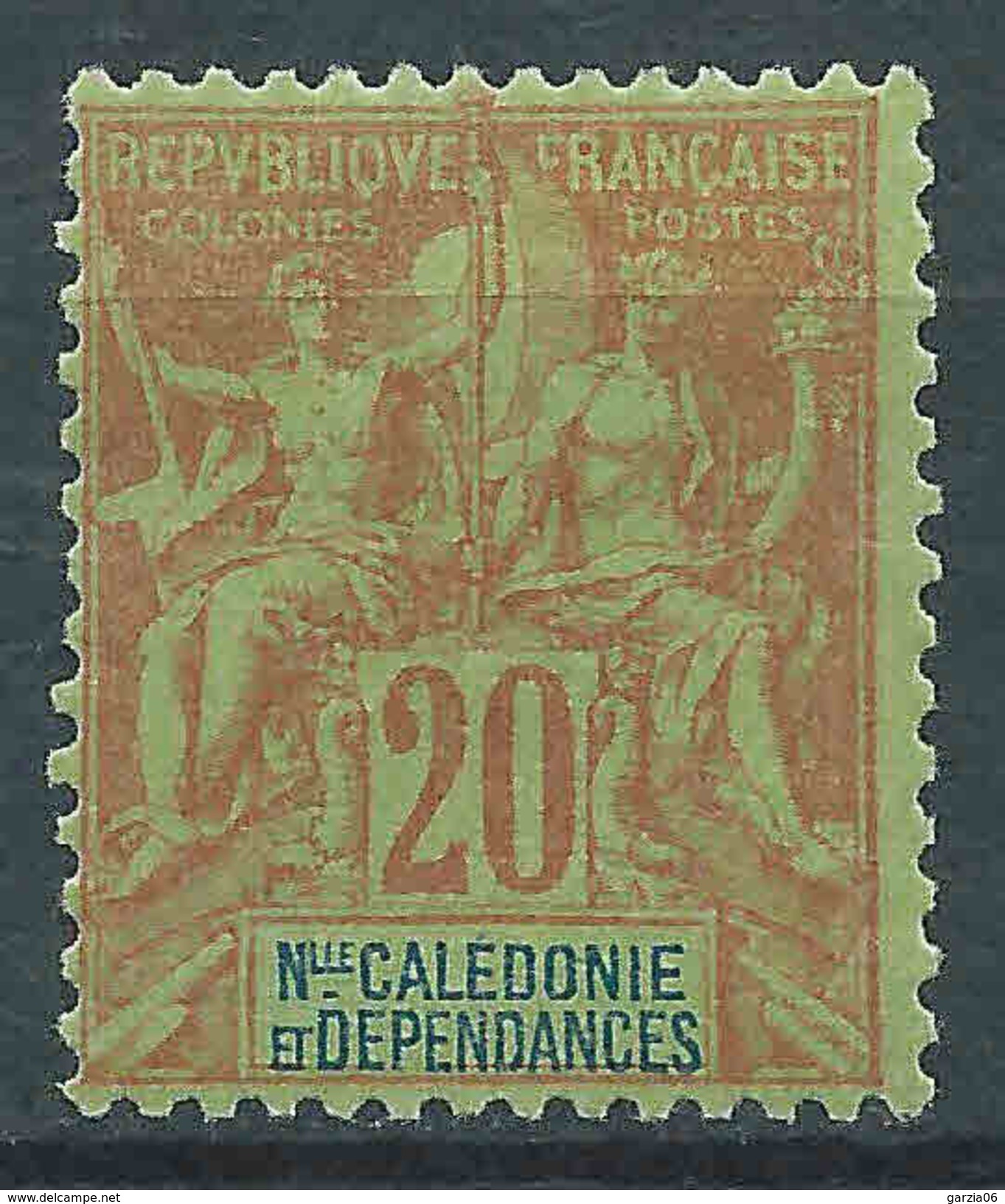 Nouvelle Calédonie  - 1892 -  Type Sage - 47  - Neuf * - MLH - Ongebruikt