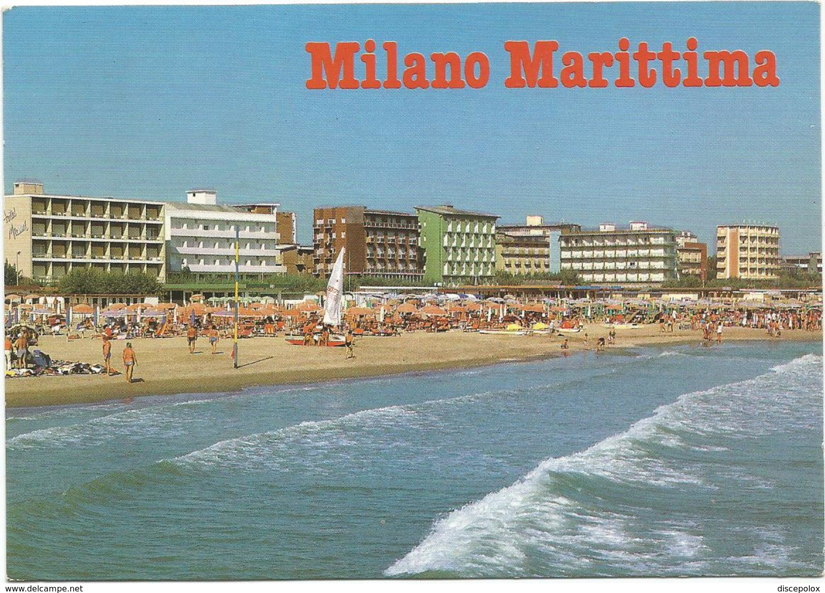 T1584 Cervia (Ravenna) - Milano Marittima - Panorama Della Spiaggia - Beach Plage Strand Playa / Viaggiata 1991 - Altri & Non Classificati