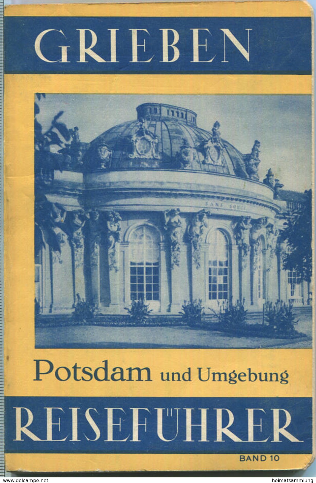 Potsdam - 1939 - Mit Drei Karten - 84 Seiten - Band 10 Der Griebens Reiseführer - Brandebourg