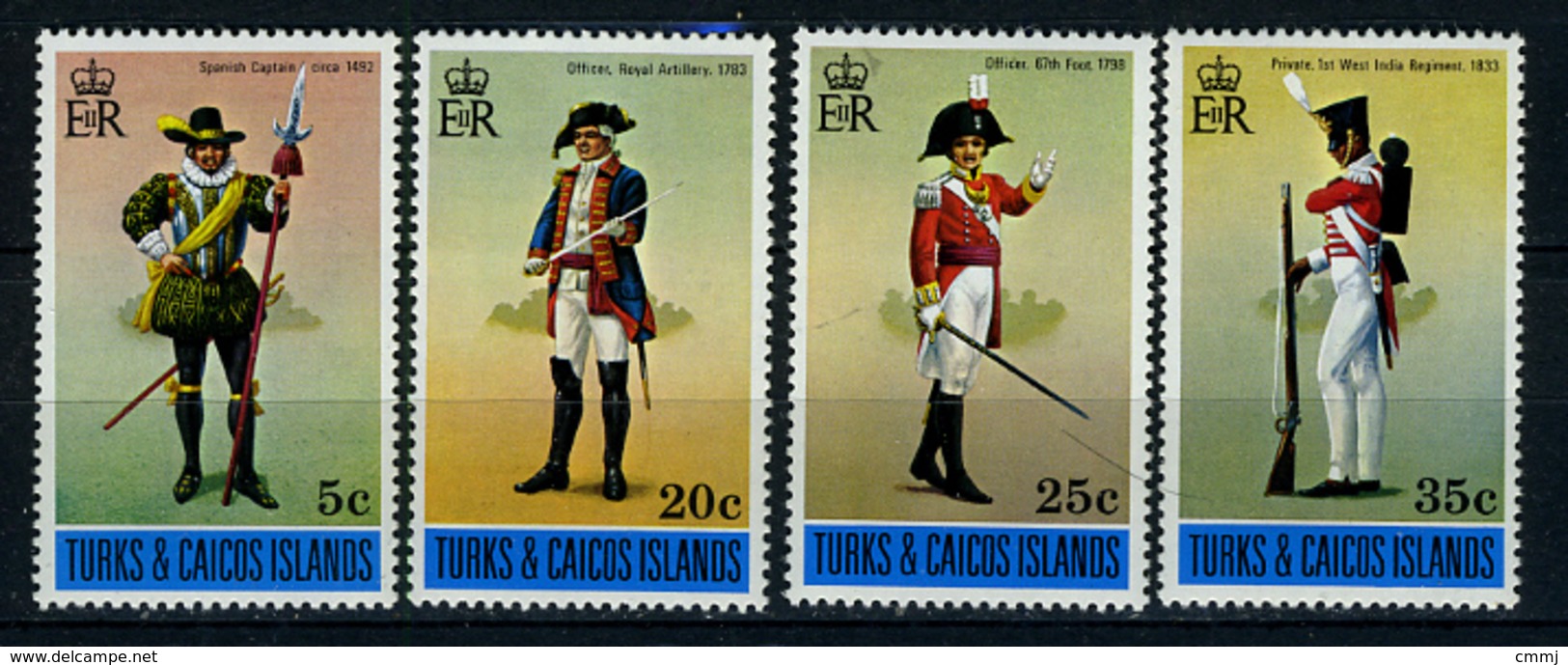 1975 - TURKS & CAICOS  - Catg. Mi. 341/344 - NH - (G-EA - 41) - Turks & Caicos (I. Turques Et Caïques)