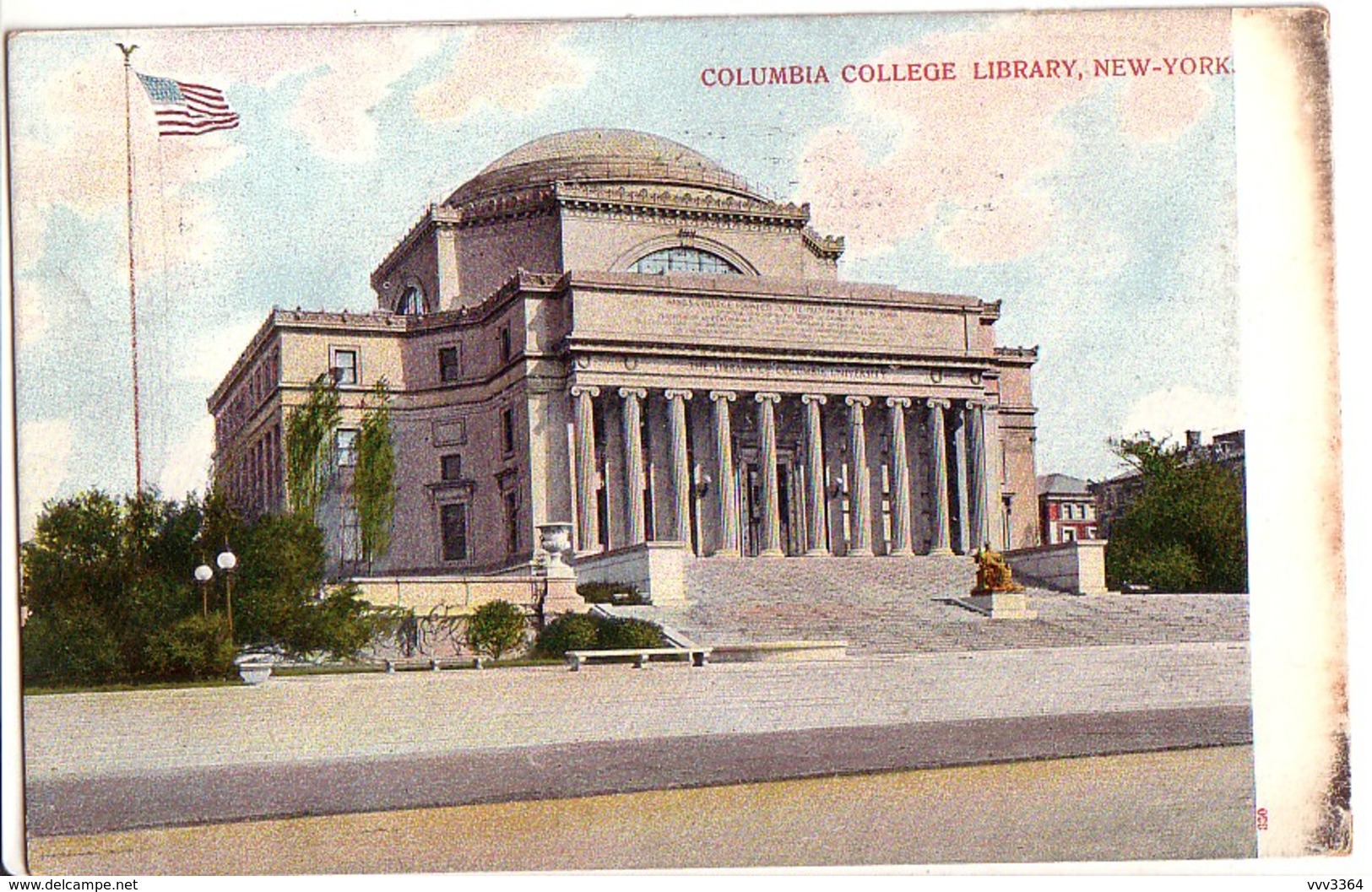 NEW-YORK: Columbia College Library - Education, Schools And Universities