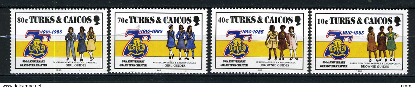 1985 - TURKS & CAICOS  - Catg. Mi. 772/775 - NH - (G-EA - 41) - Turks And Caicos