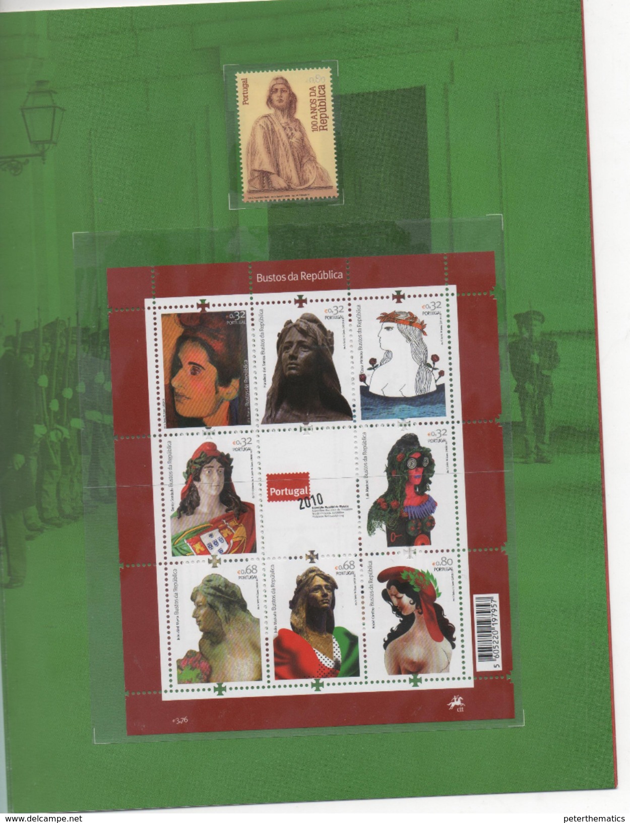 PORTUGAL,2010, MNH, CENTENARY OF PORTUGUESE REPUBLIC, 3 ISSUES, SPECIAL FOLDER, - Other & Unclassified