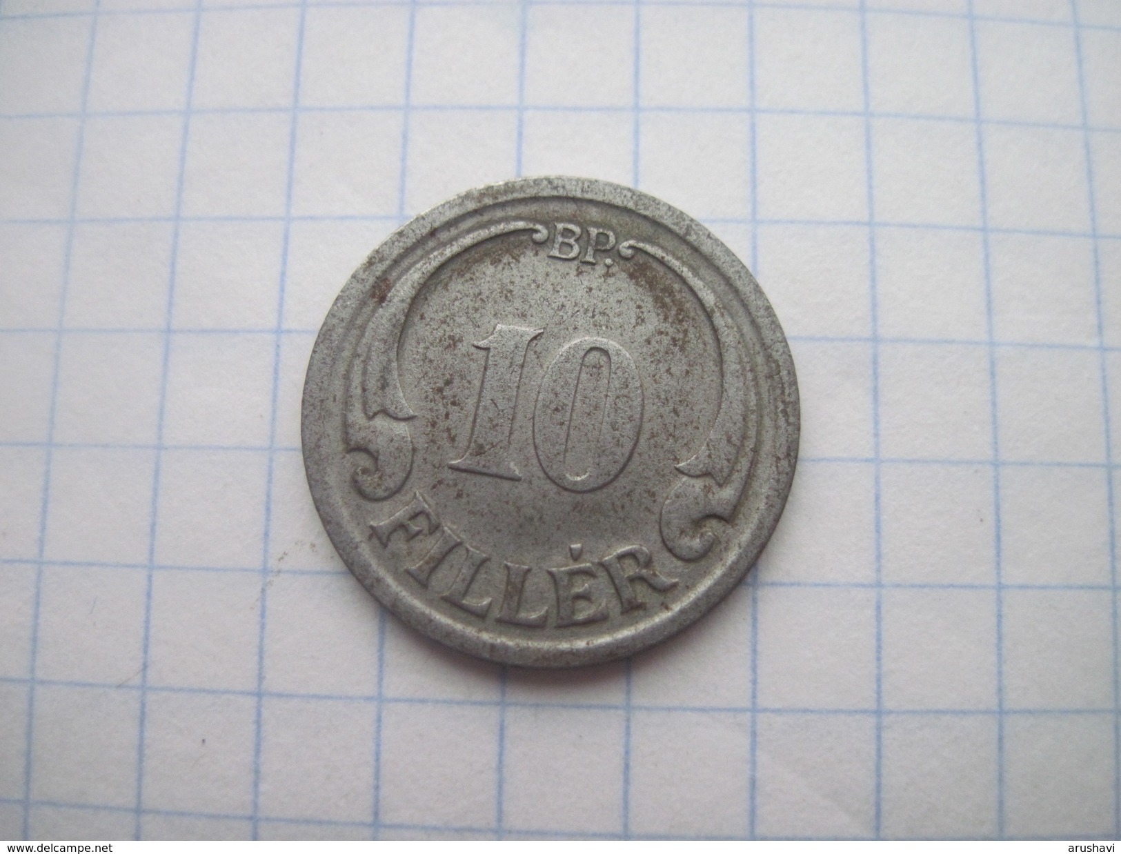 Hungary 10 Filler 1942 XF Steel - Hungary