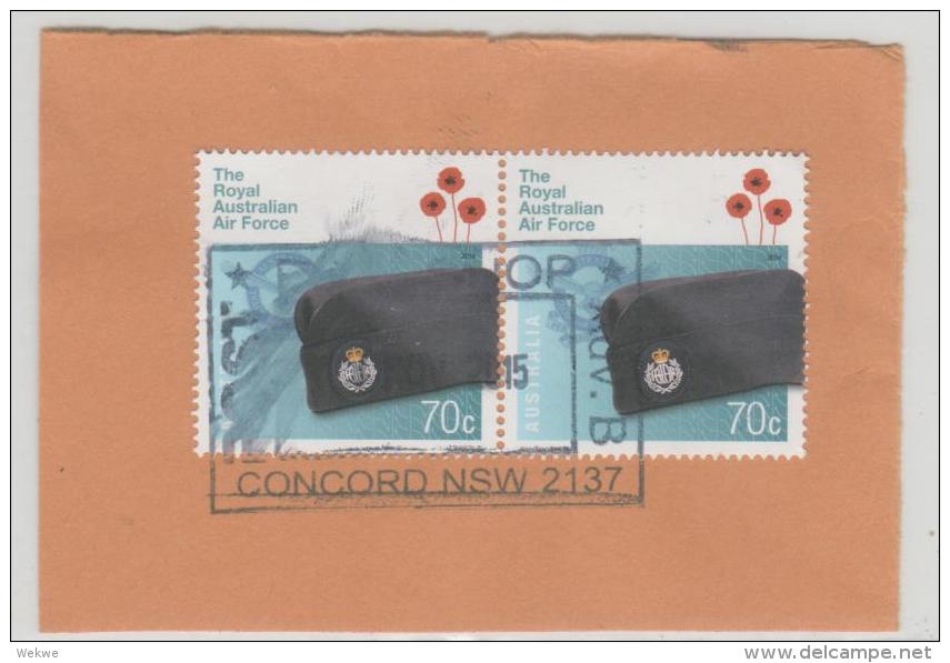 Australien 039 / Air Force Briefmarken Auf Ausschnitt - Used Stamps