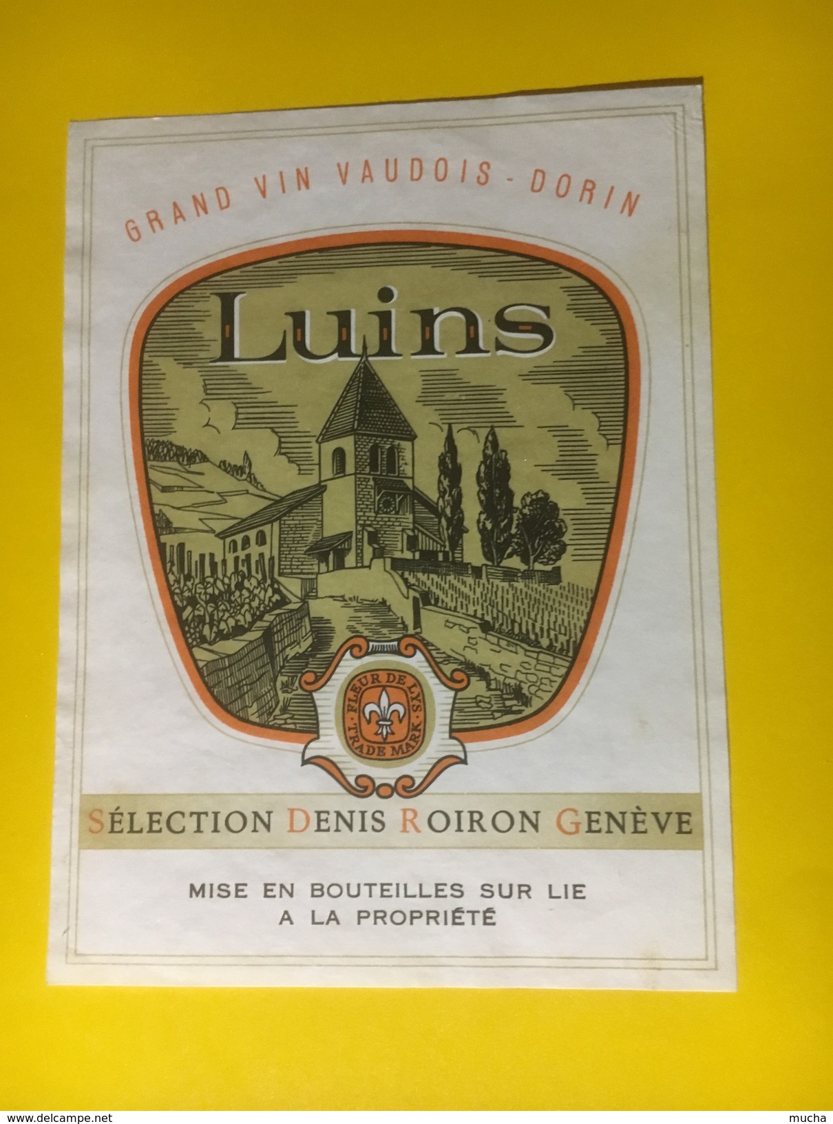 2916 - Suisse Vaud Luins  Dorin Fleur De Lys - Autres & Non Classés