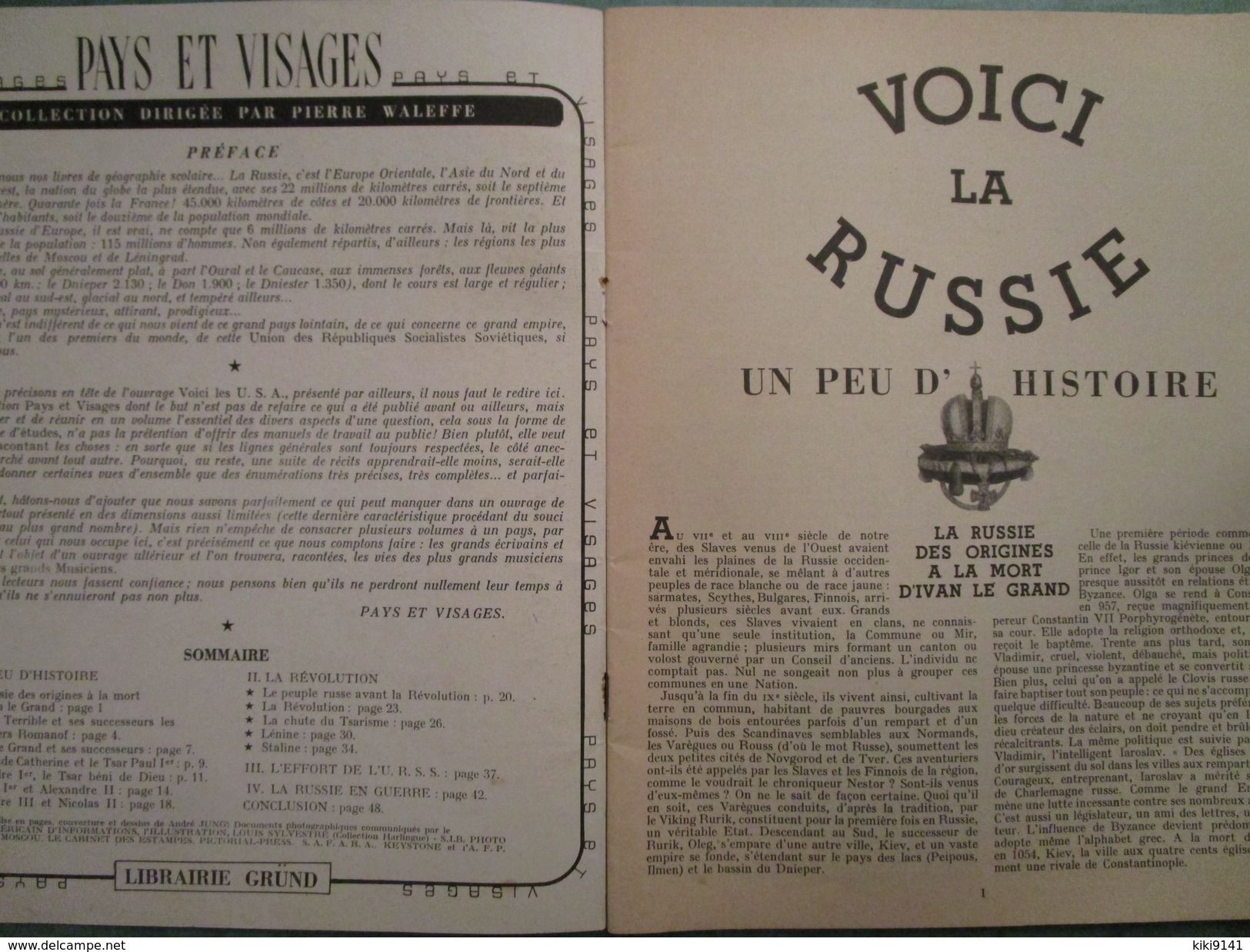 VOICI LA RUSSIE  - Un Peu D'Histoire  (48 Pages) - Histoire