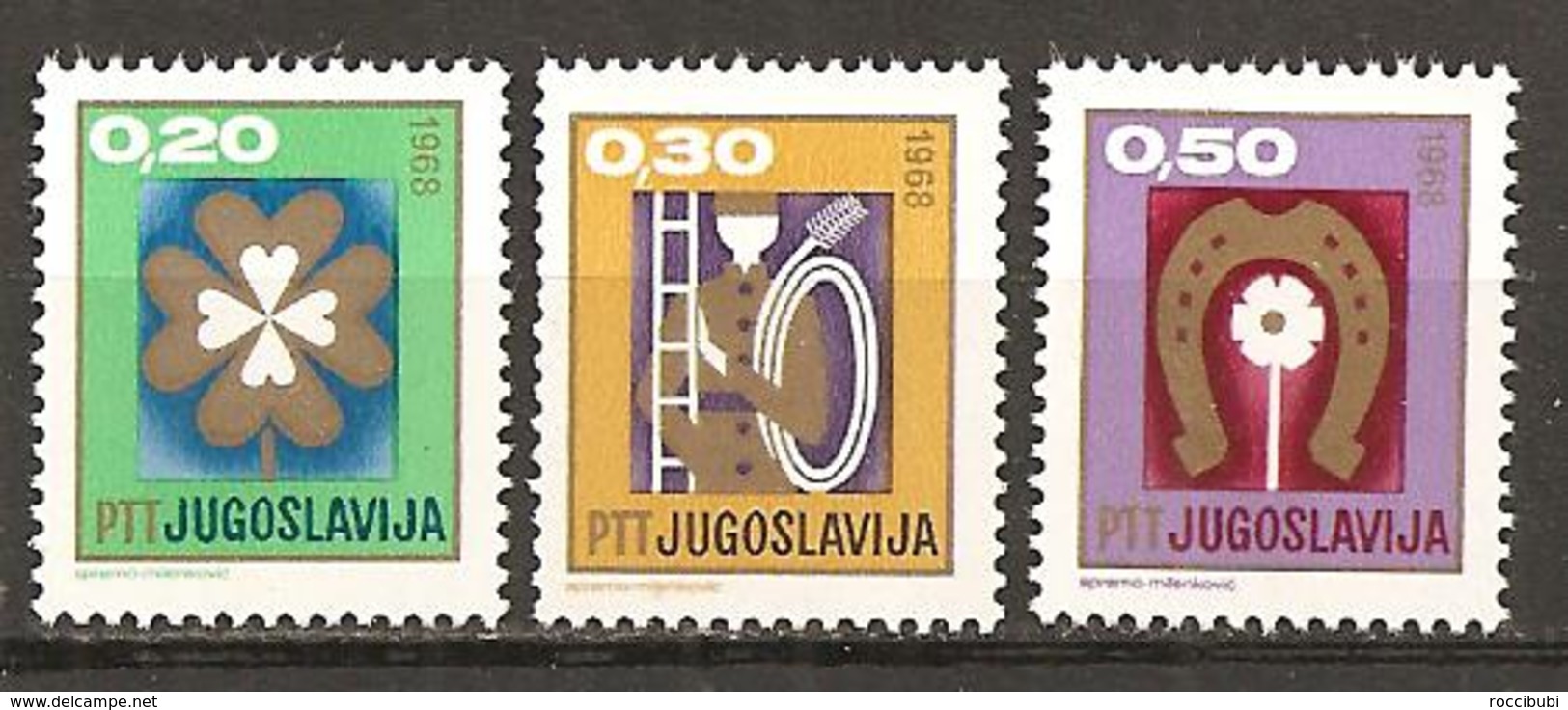 Jugoslawien 1967 // Michel 1254/1256 ** - Nuovi