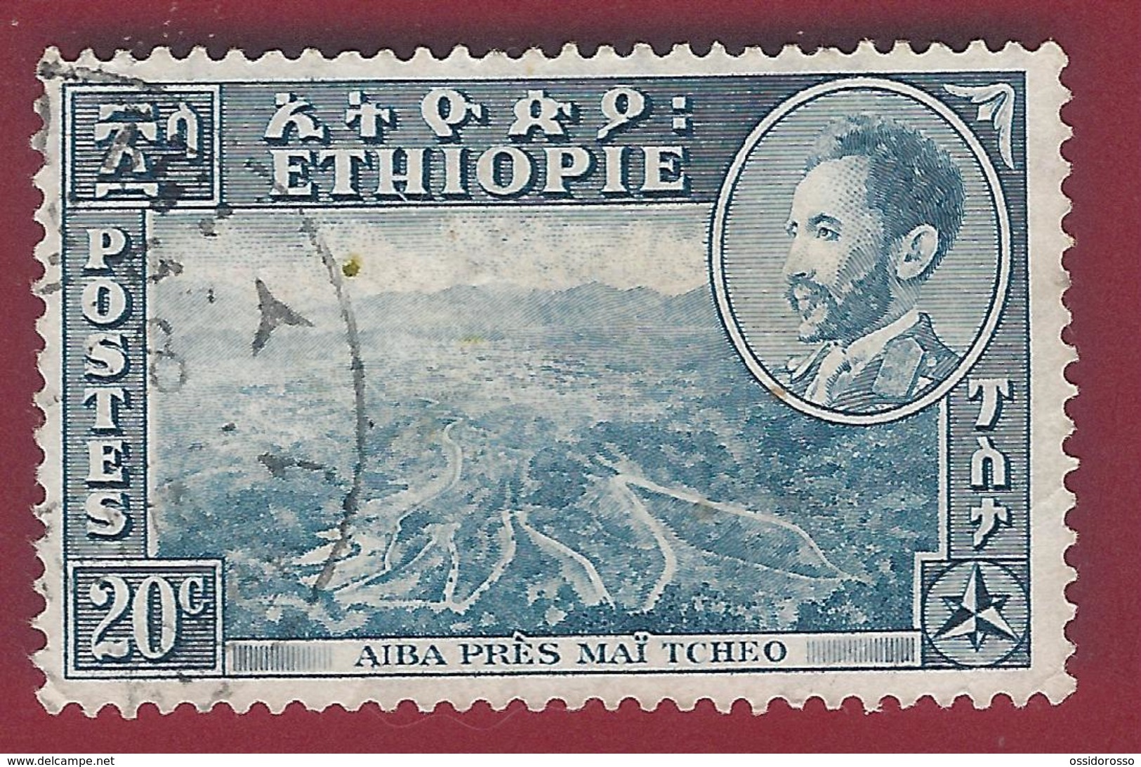 1947 - Emperor Haile Selassie And Views - Mi:ET 247 - Used - Etiopia