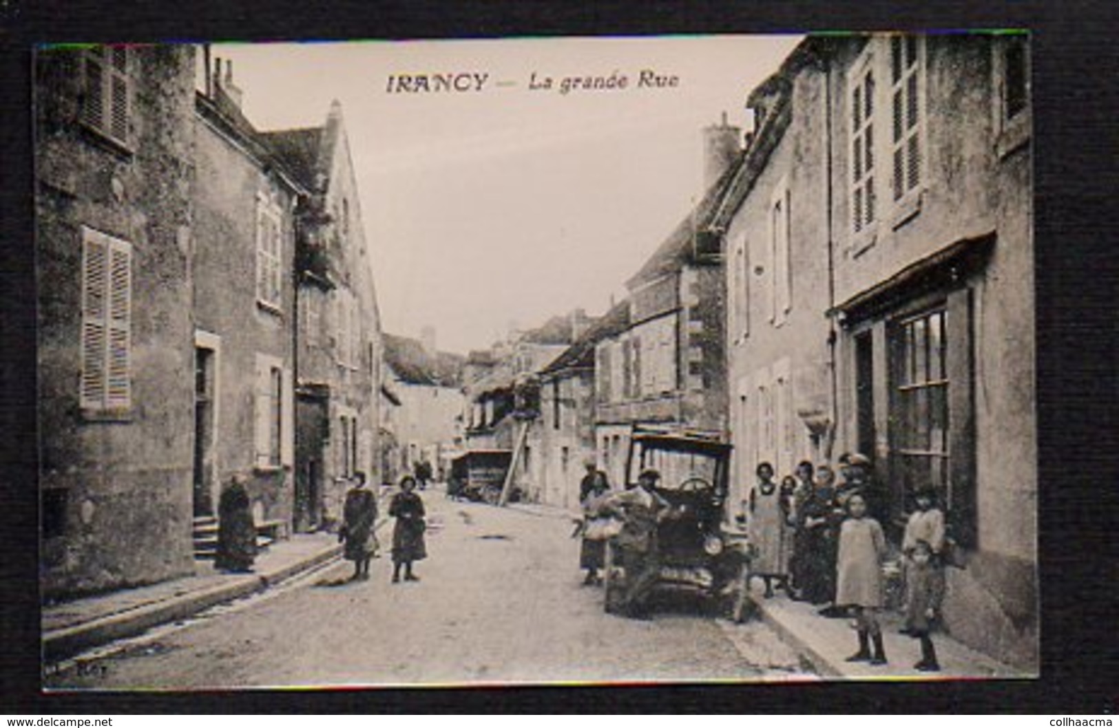 89 Irancy / La Grande Rue / Reproduction Photo Copie Print ( Fond Neudin ) - Autres & Non Classés