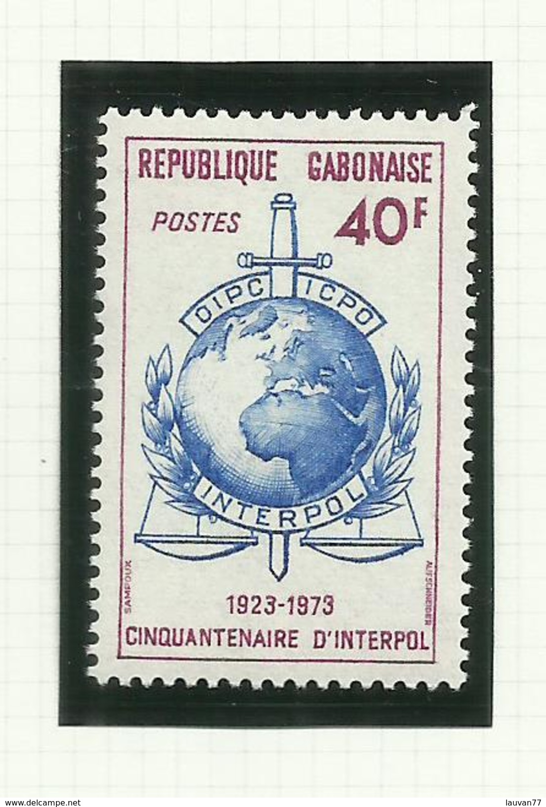 Gabon  N°303, 316 à 319 Neufs** Cote 4.90 Euros - Gabón (1960-...)