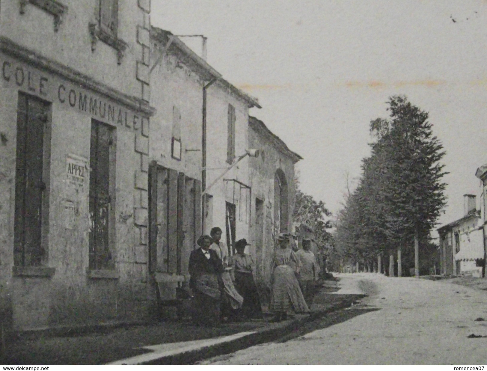 LAMOTHE-LANDERRON (Gironde) - ROUTE NATIONALE Vers La REOLE - Voyagée Le 28 Août 1907 - Autres & Non Classés