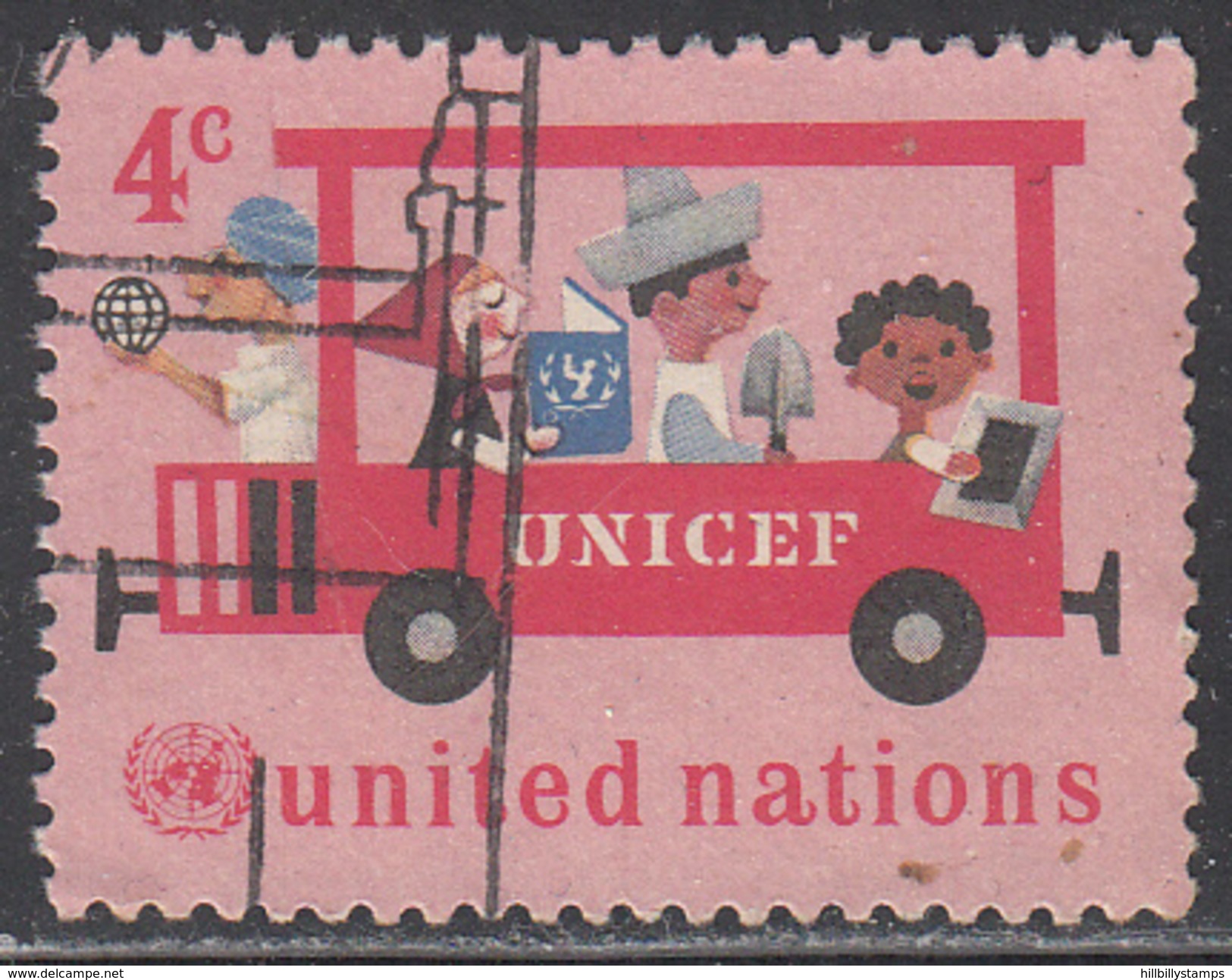 UNITED NATIONS    SCOTT NO. 161     USED     YEAR  1966 - Oblitérés
