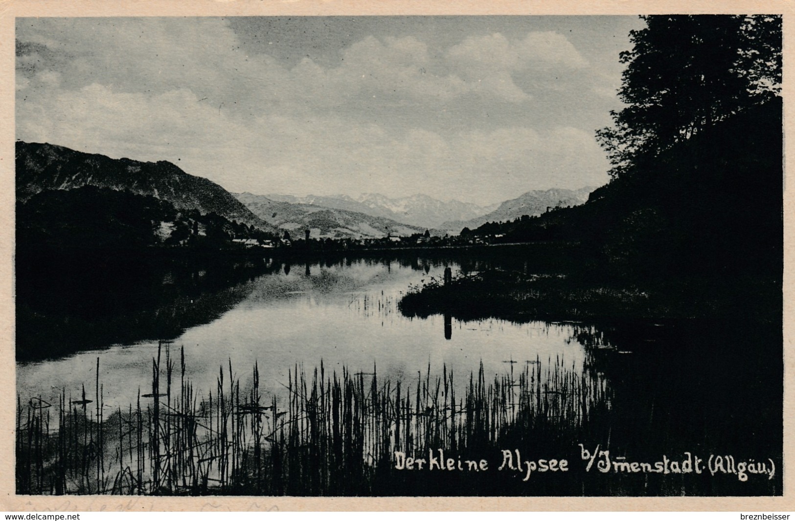 AK Der Kleine Alpsee B. Immenstadt/Allgäu - Karte Gebr. 1925 - Immenstadt