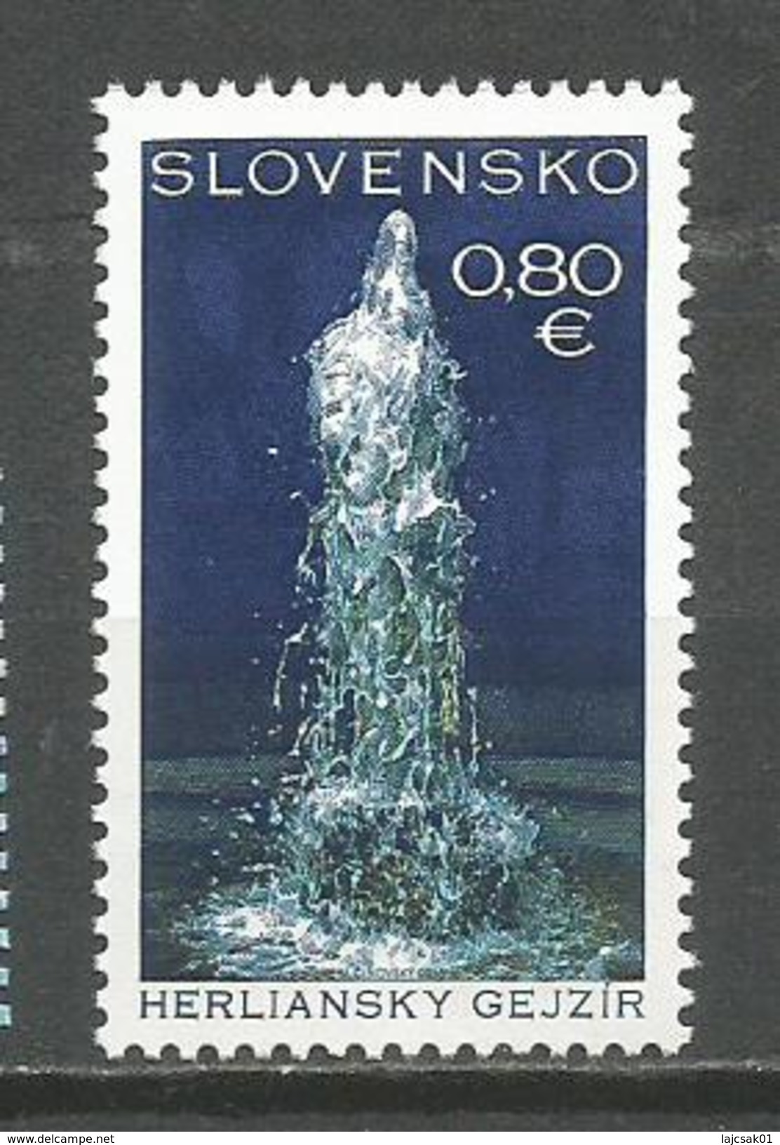 Slovakia 2016. Geyser Of Herlany UNESCO MNH - Neufs