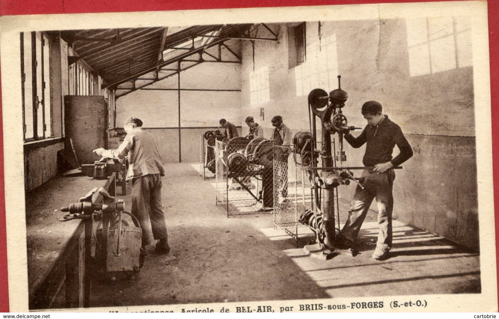 91 Ferme D'Apprentissage Agricole De BEL-AIR, Par  BRIIS-SOUS-FORGES (env. De LIMOURS) - L'Atelier De Mécanique Agricole - Briis-sous-Forges