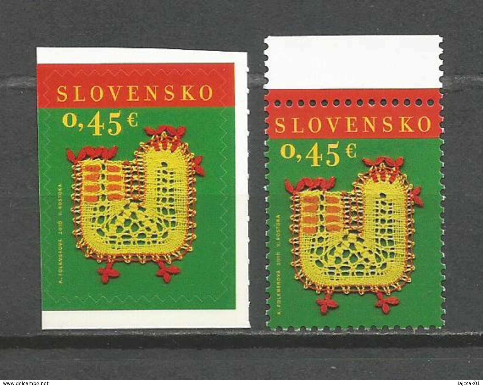 Slovakia 2016. Easter Bobbin Lace MNH - Neufs