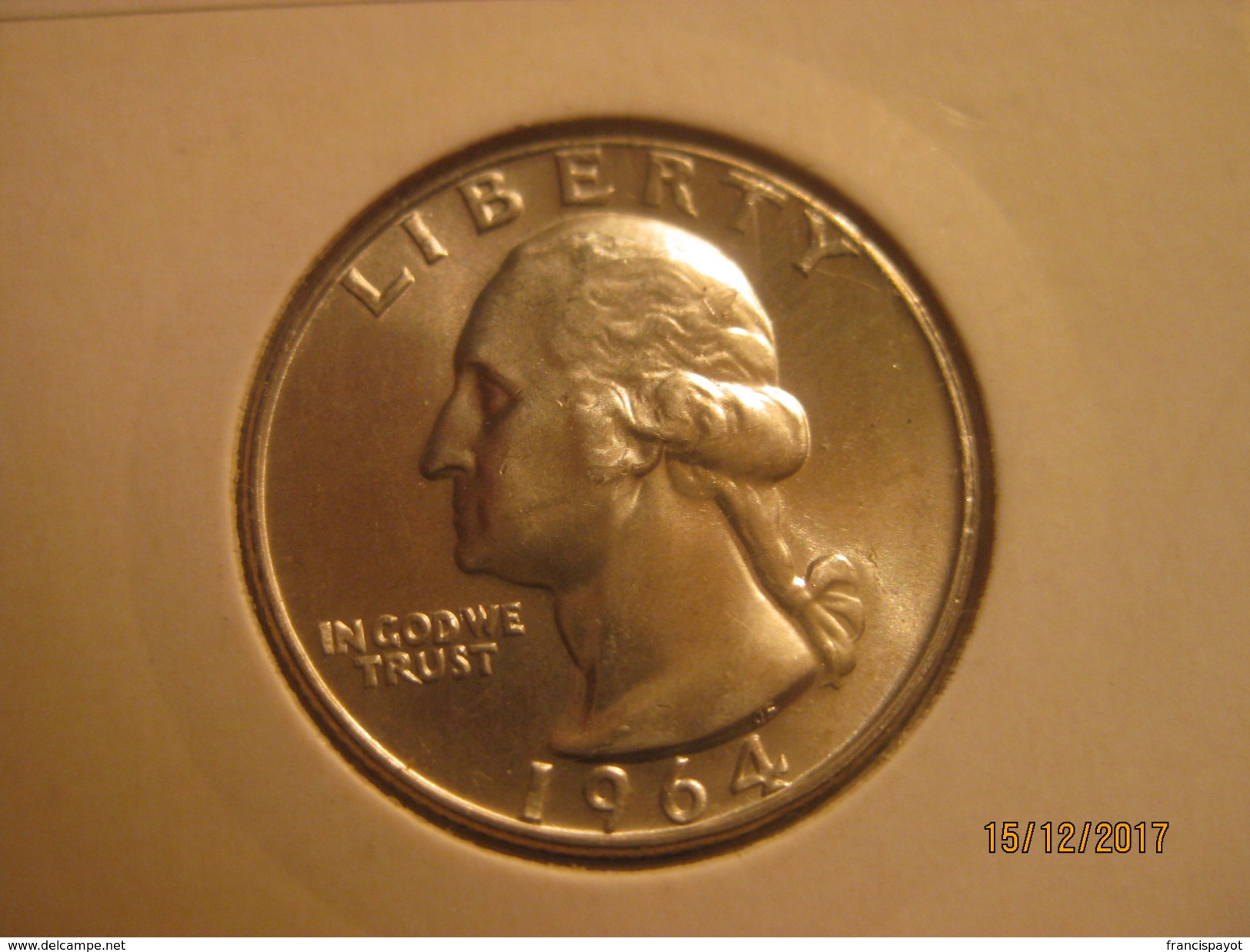 Etats-Unis: Quarter Dollar 1964 D - 1932-1998: Washington