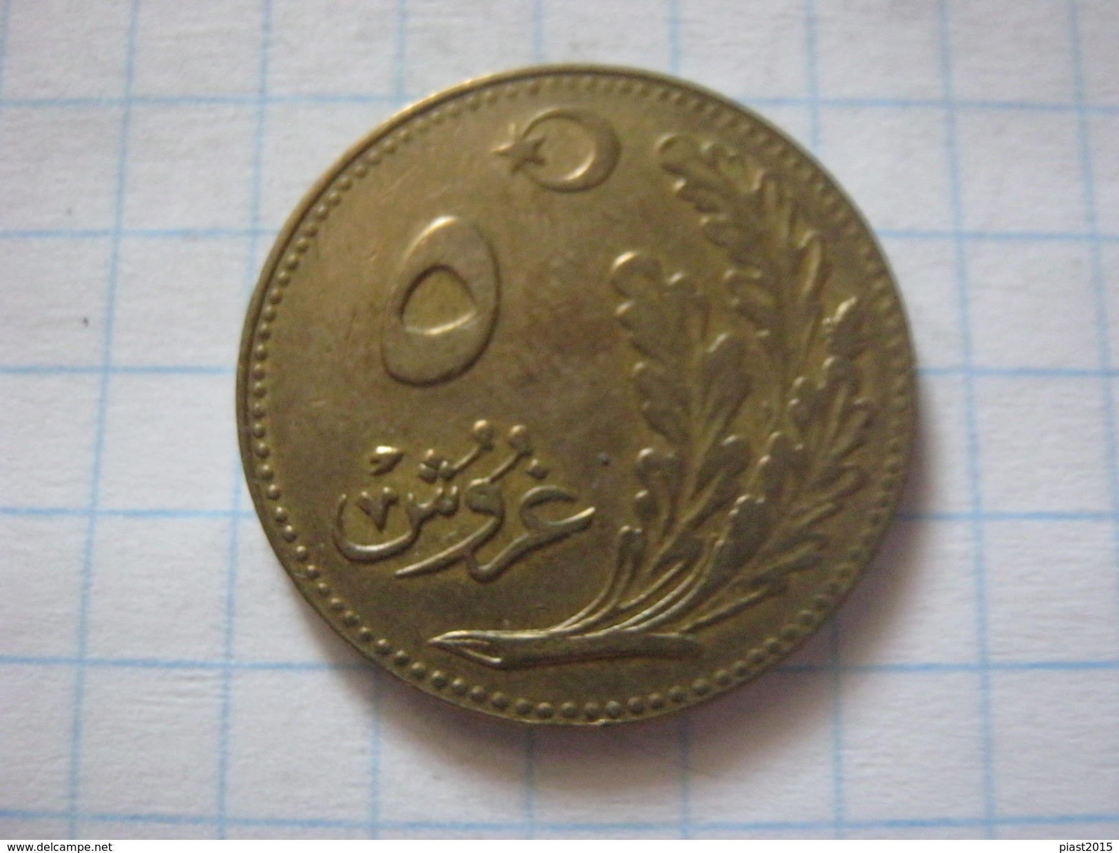 Turkey 5 Kurus 1926 - Turquia