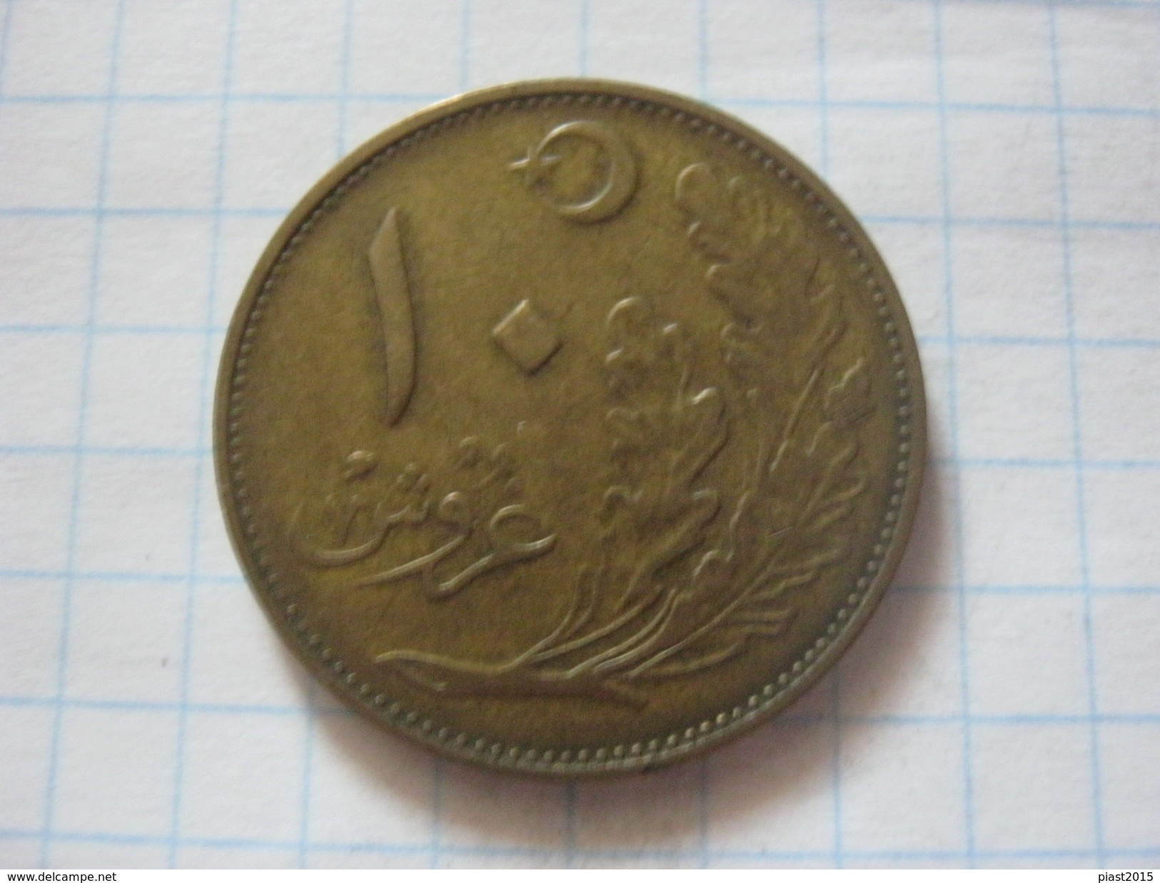 Turkey 10 Kurus 1926 - Turquia