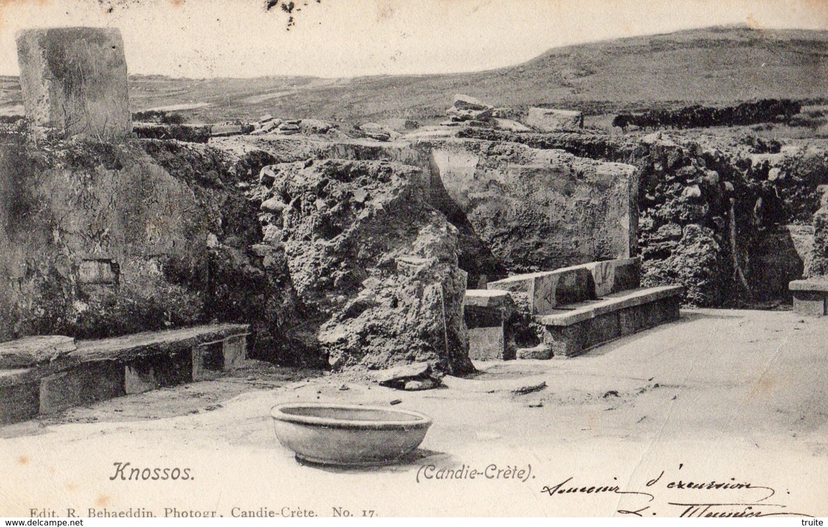 CRETE KNOSSOS (CARTE PRECURSEUR) - Chypre