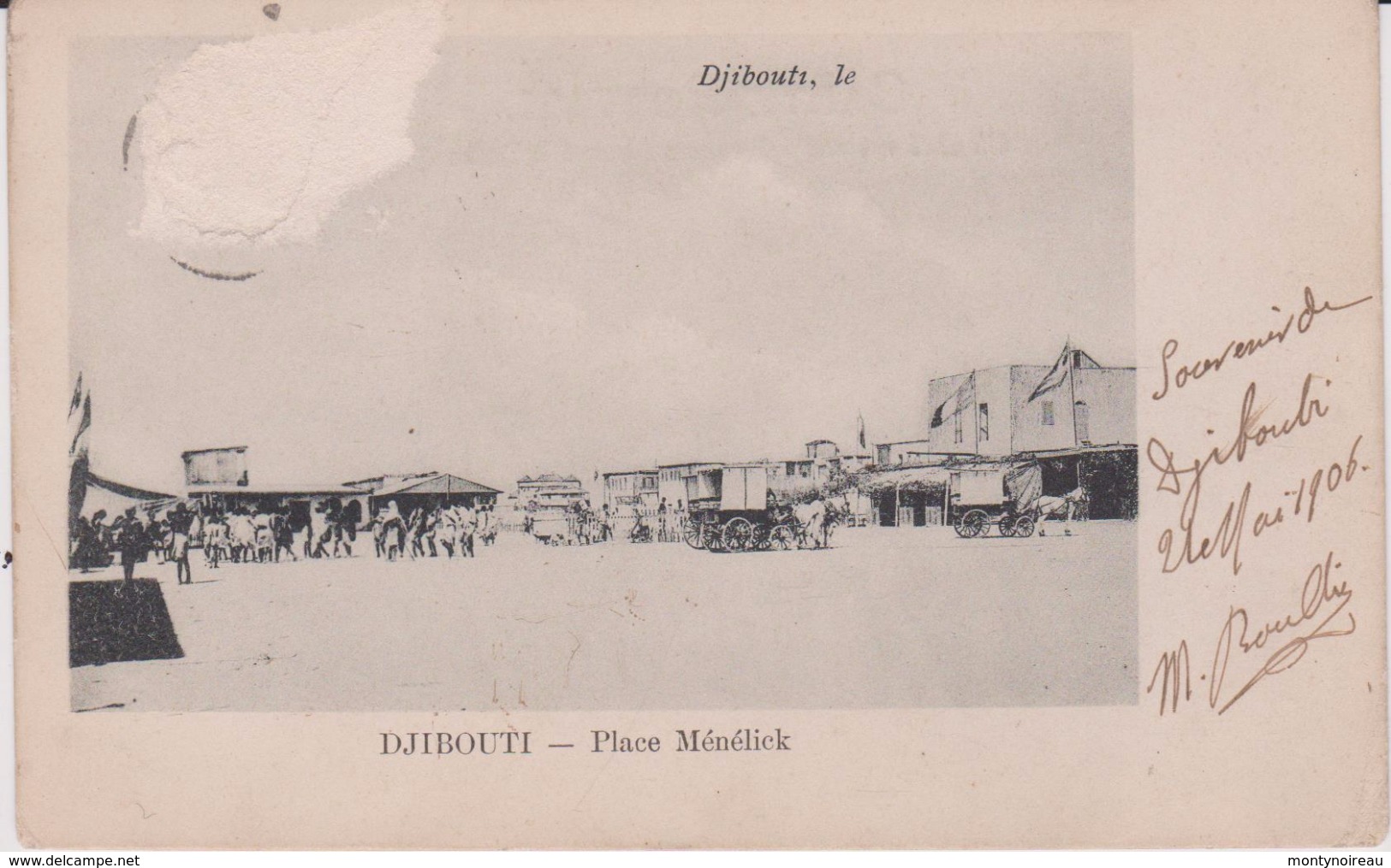 DJIBOUTI : Place   Ménélick - Djibouti