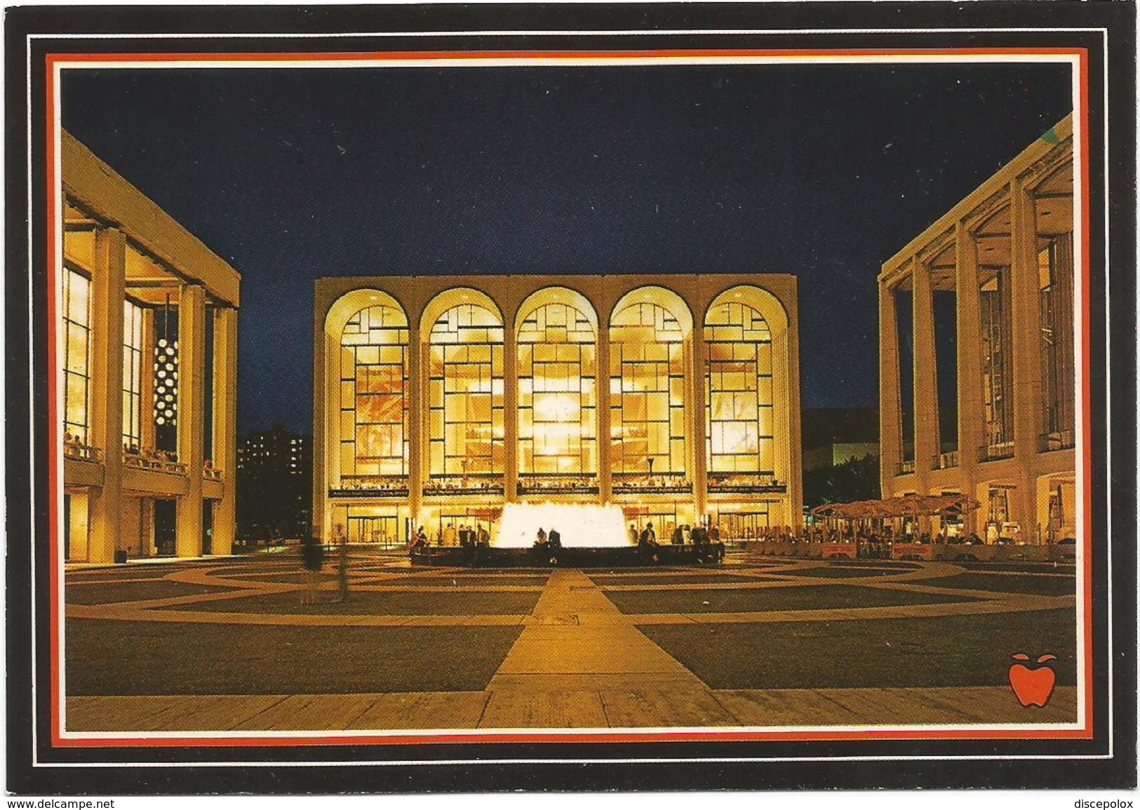 T1607 New York - Lincoln Center Of Performing Arts - Night Nuit Notte Nacht Noche / Non Viaggiata - Museos