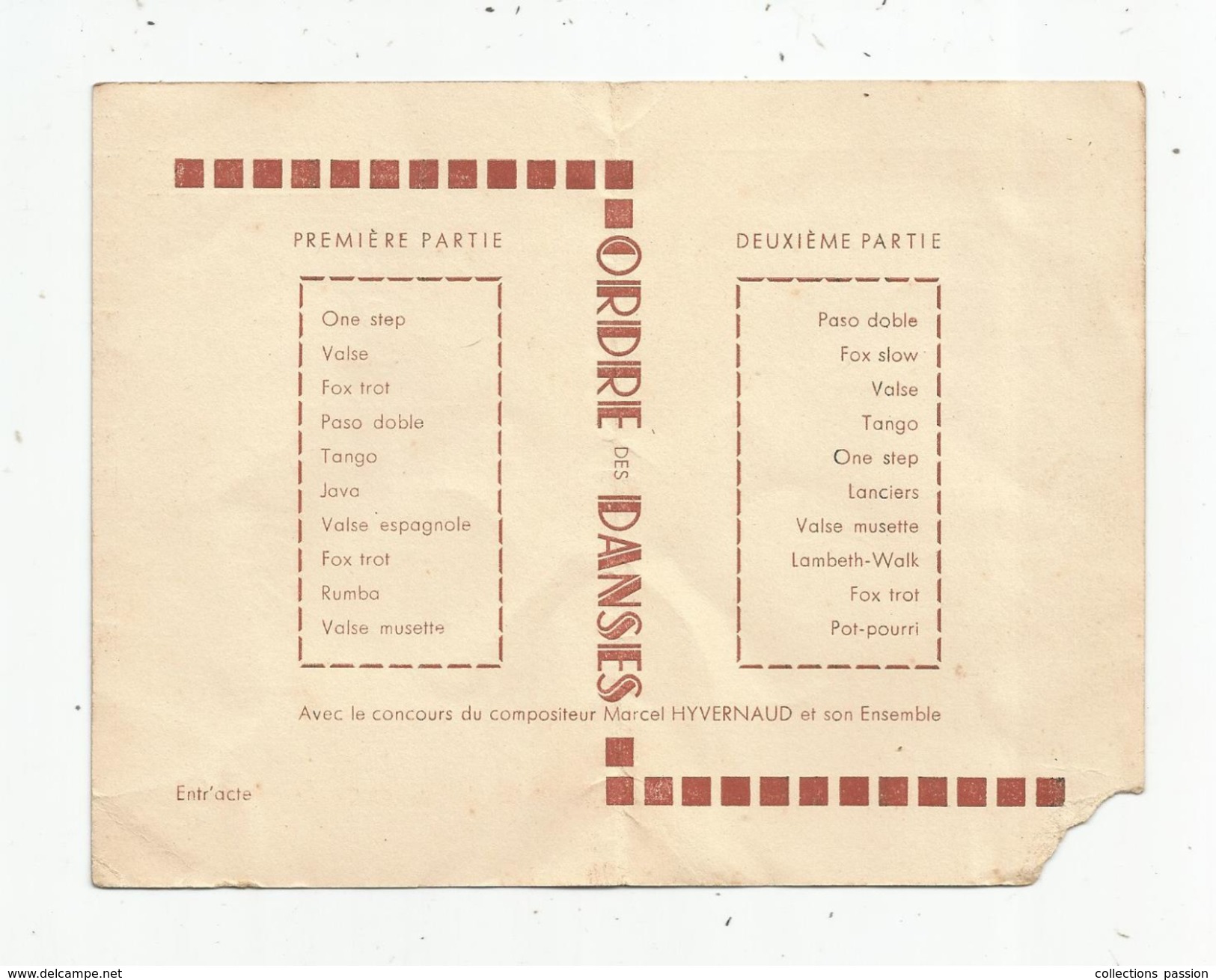 Programme , Matinée Dansante , Ligue Française De L'enseignement , Haute Vienne , 1938, Limoges , 2 Scans - Programmi