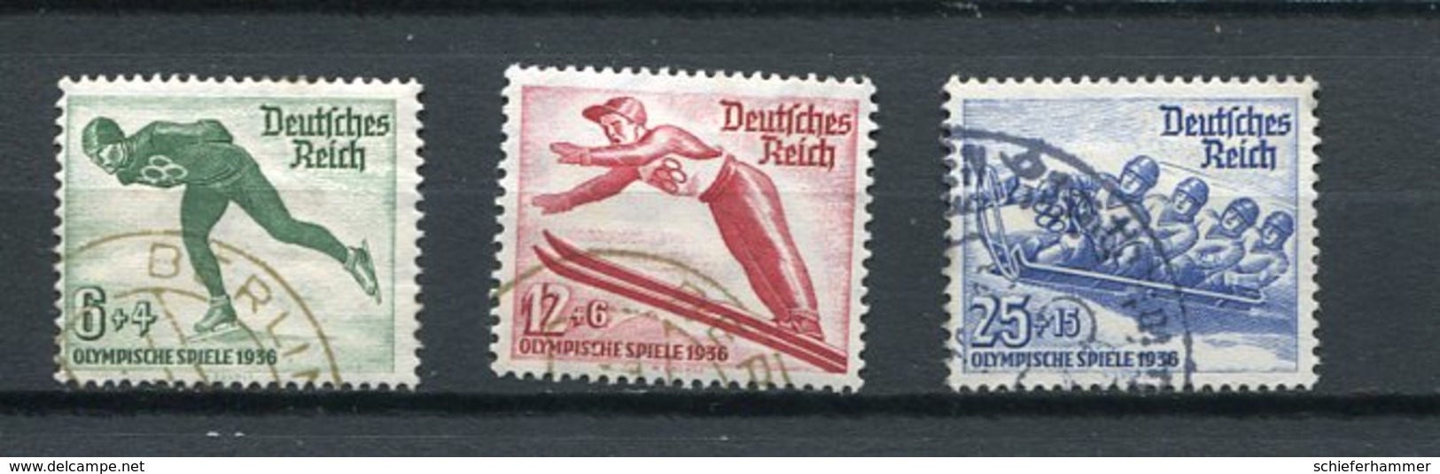 D, Reich Mi 600-3 Gest  Sport #dx1462 - Oblitérés