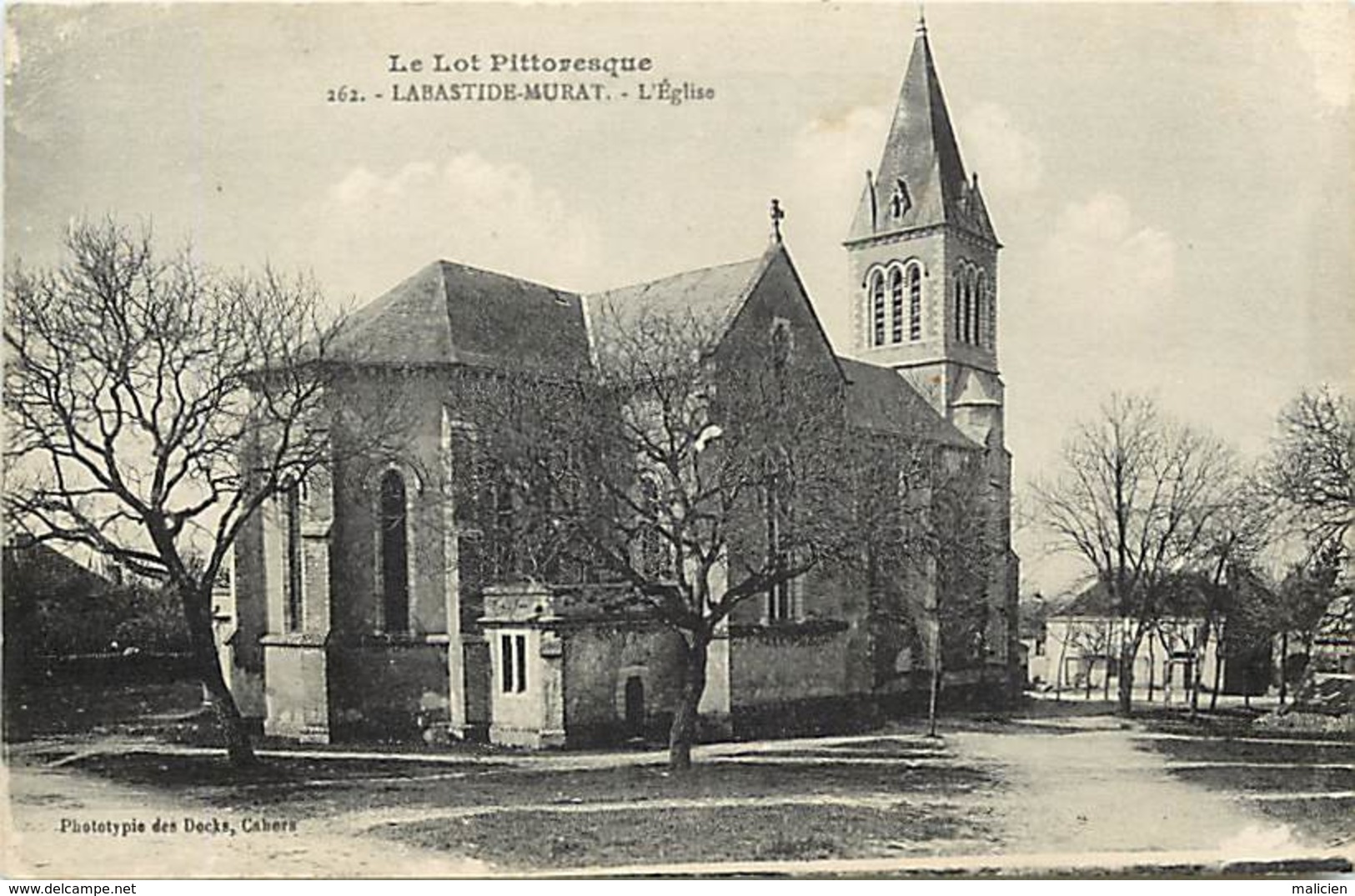 Dpts Divers- Ref-LL876- Lot - Labastide Murat - Eglise - - Autres & Non Classés