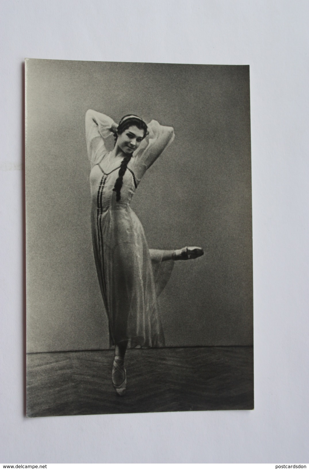 Ballet  - Dancer - Artist Maksimova In  «Stone Flower» -   - Old Soviet Postcard  - Rare! - Danse