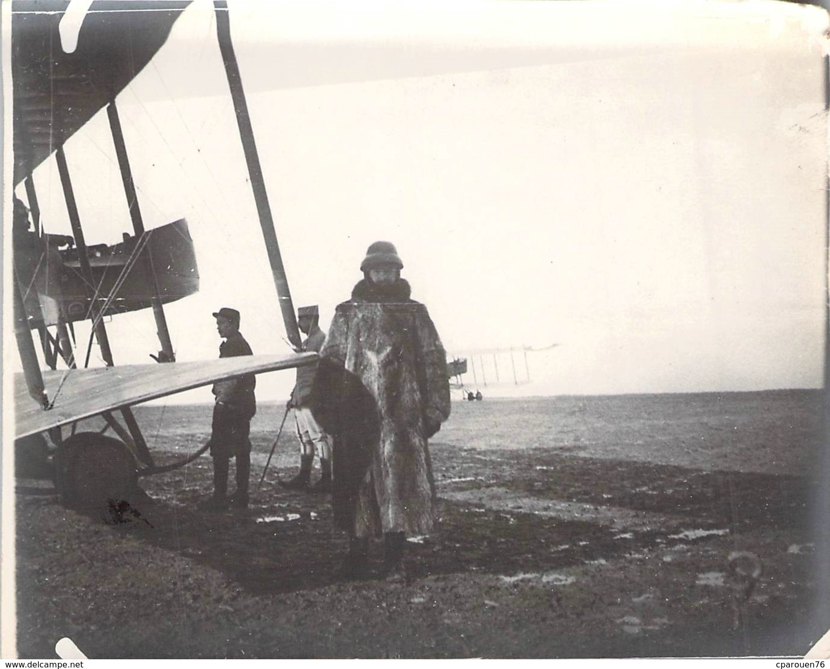 Photo Ancienne Originale Avion Biplan Biplace Bombardement Bombes Aviation De Guerre  1914 1918 Ww1 Grande Guerre - Oorlog, Militair