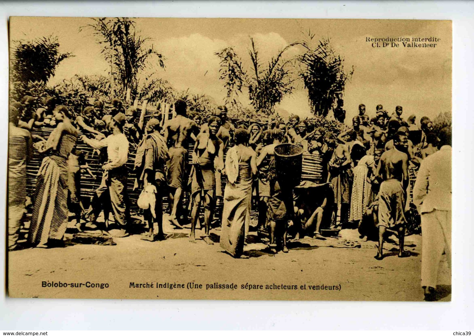 C 18991  -  Congo Belge  -  Bolobo-sur-Congo  -  Marché Indigène - Belgisch-Kongo