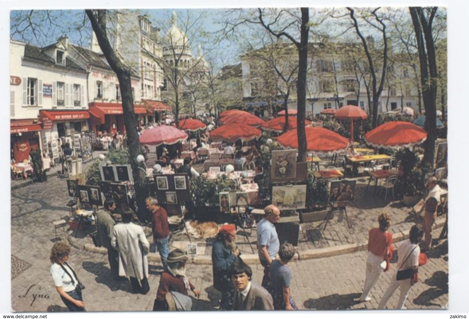 75-PARIS -  MONTMARTRE  --PLACE DU TERTRE --RECTO/VERSO-C73 - Arrondissement: 18