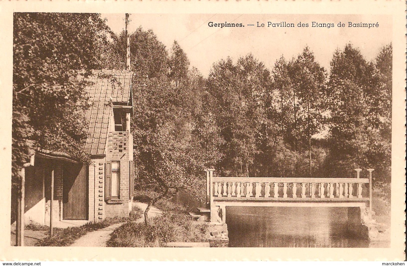 GERPINNES (6280) : Le Pavillon Des Etangs De Basimpré. CPSM. - Gerpinnes