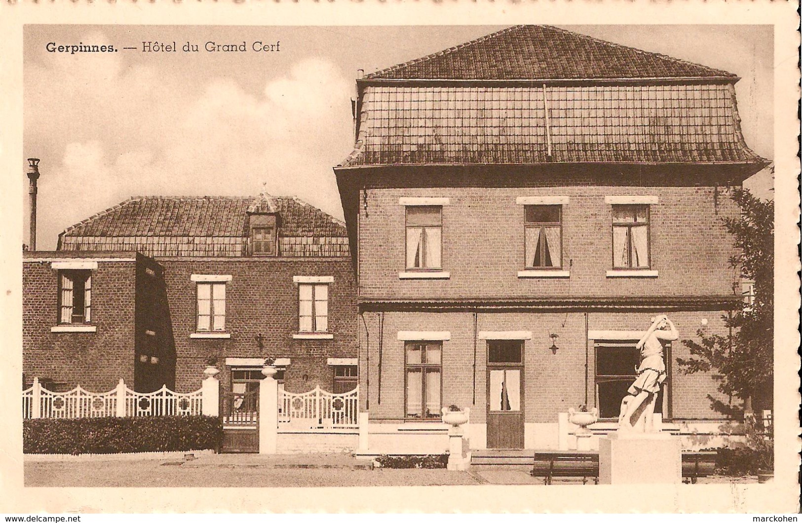 GERPINNES (6280) : Hôtel Du Grand Cerf. CPSM. - Gerpinnes