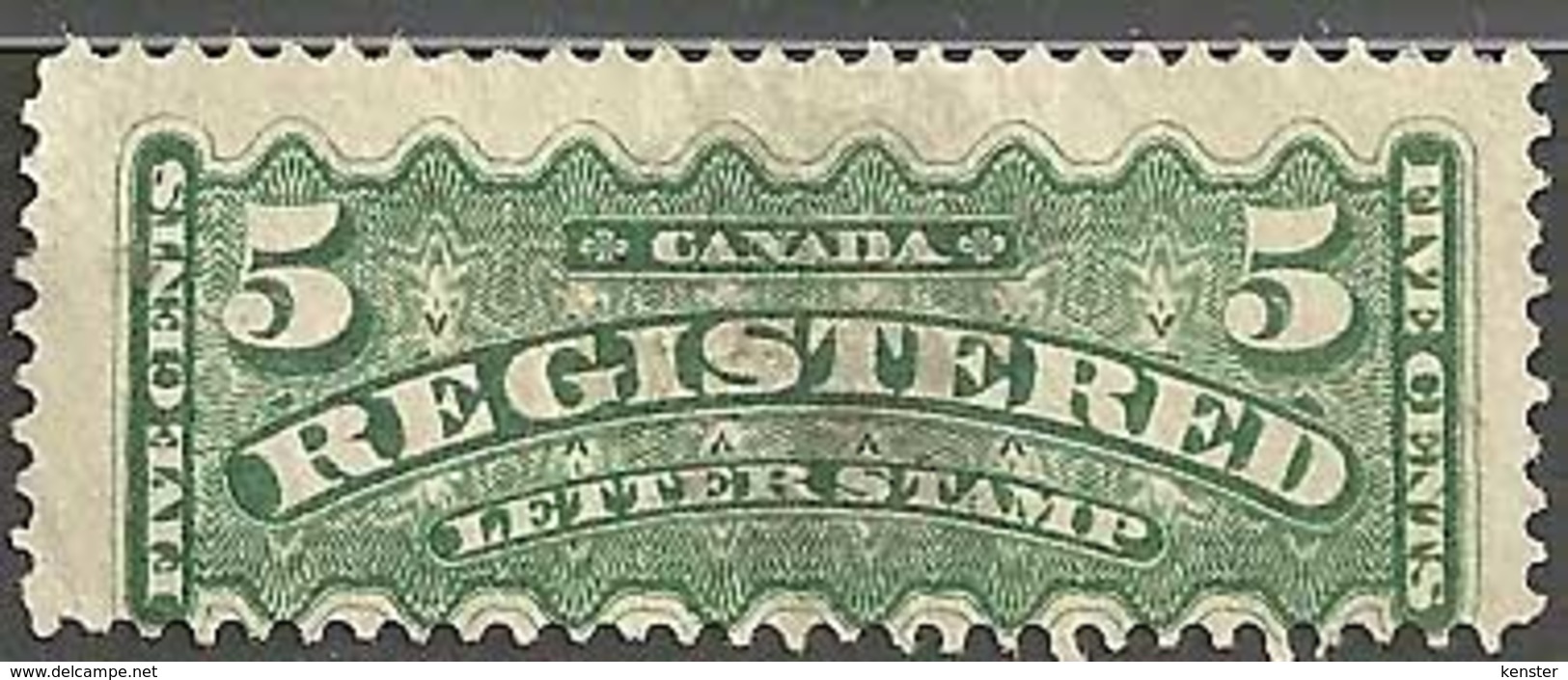 Sc. #F2 Registration Stamp Used 1999 K582 - Recommandés