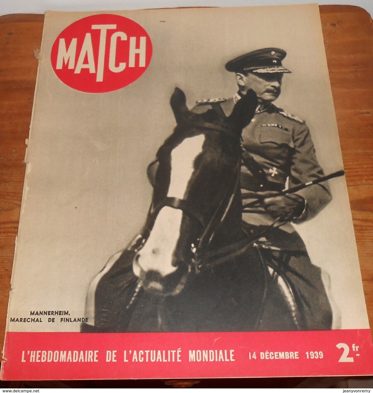 Match. 14 Décembre 1939. En Trois Mois La Guerre A Fait Le Tour Du Monde. Louise Thuliez. - 1900 - 1949