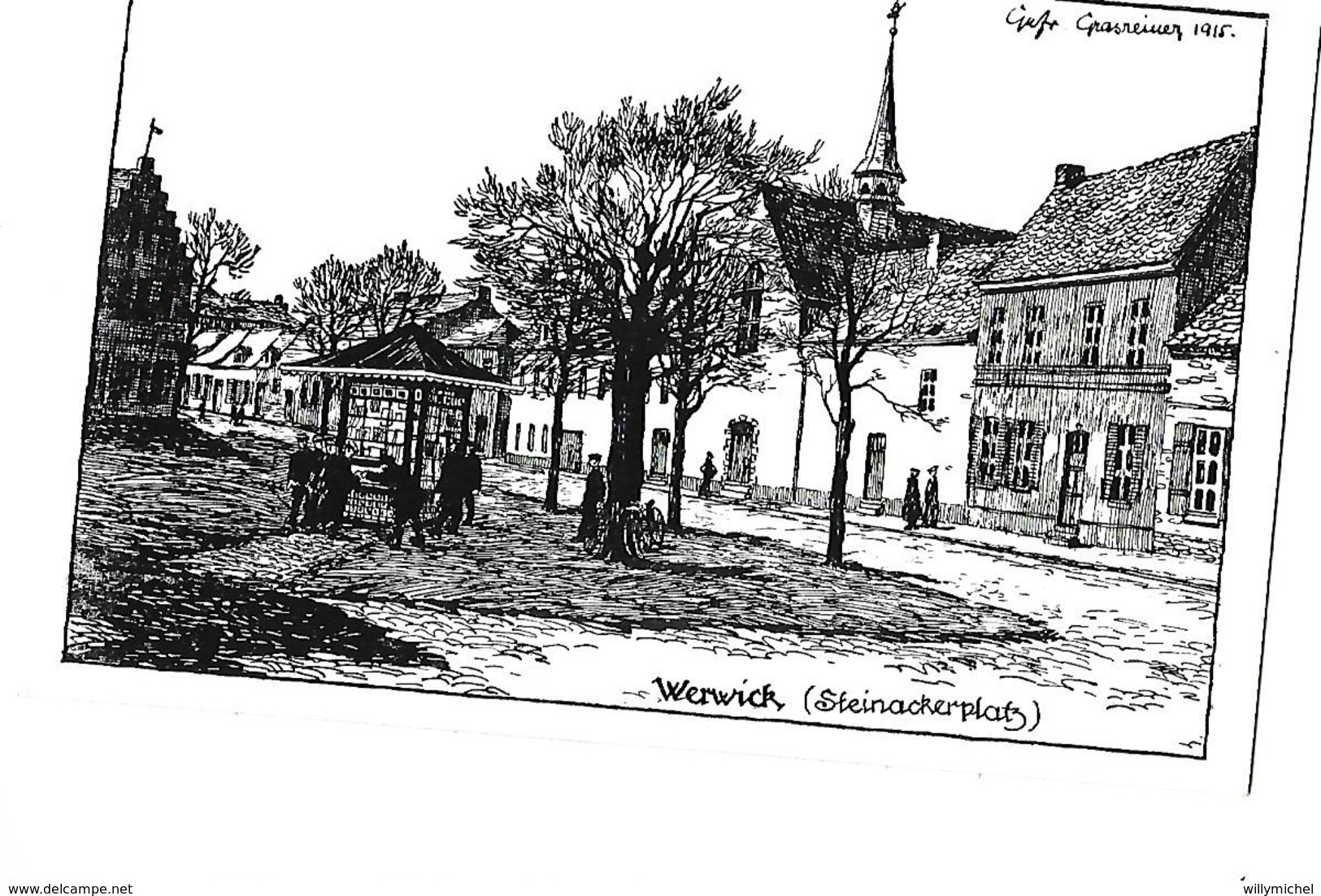 Wervik Wervicq Duitse Feldpostkaart WO I - Wervik