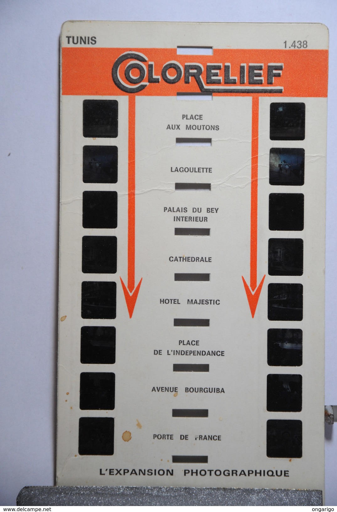 COLORELIEF  1.438    TUNIS - Visionneuses Stéréoscopiques