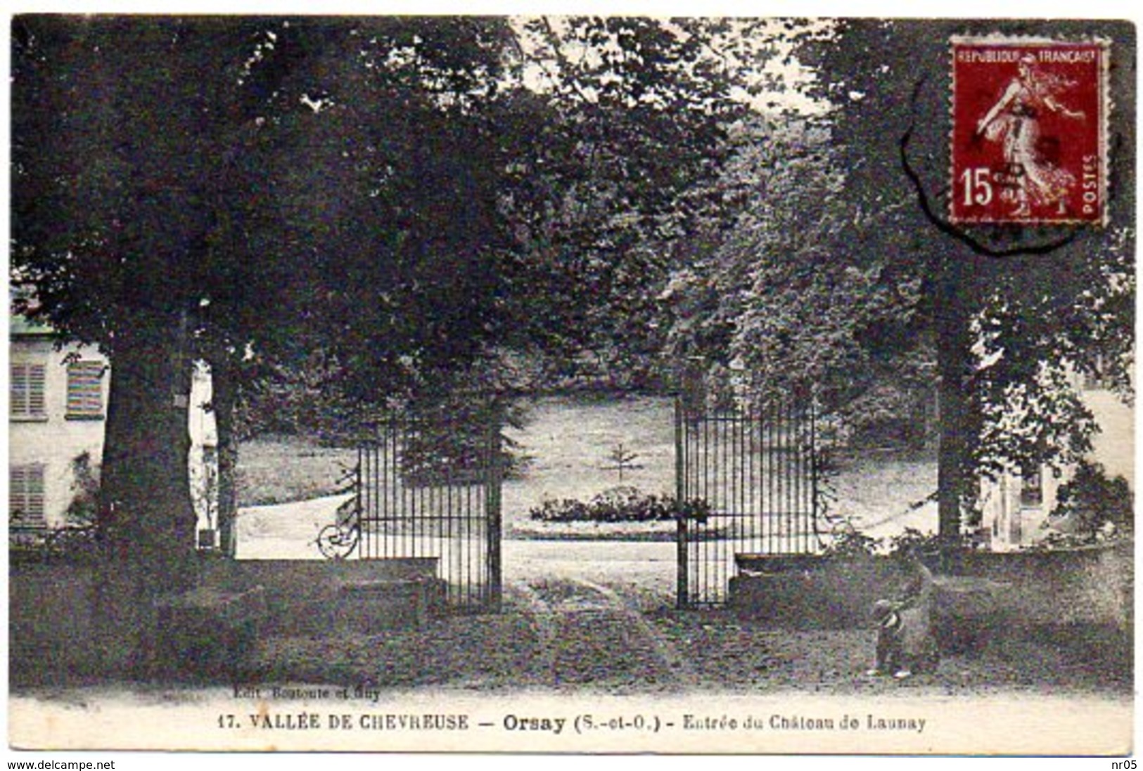 CPA 91 ( Essonne ) -  Vallée De La Chevreuse - ORSAY  - Entrée Du Chateau De Launay - Orsay