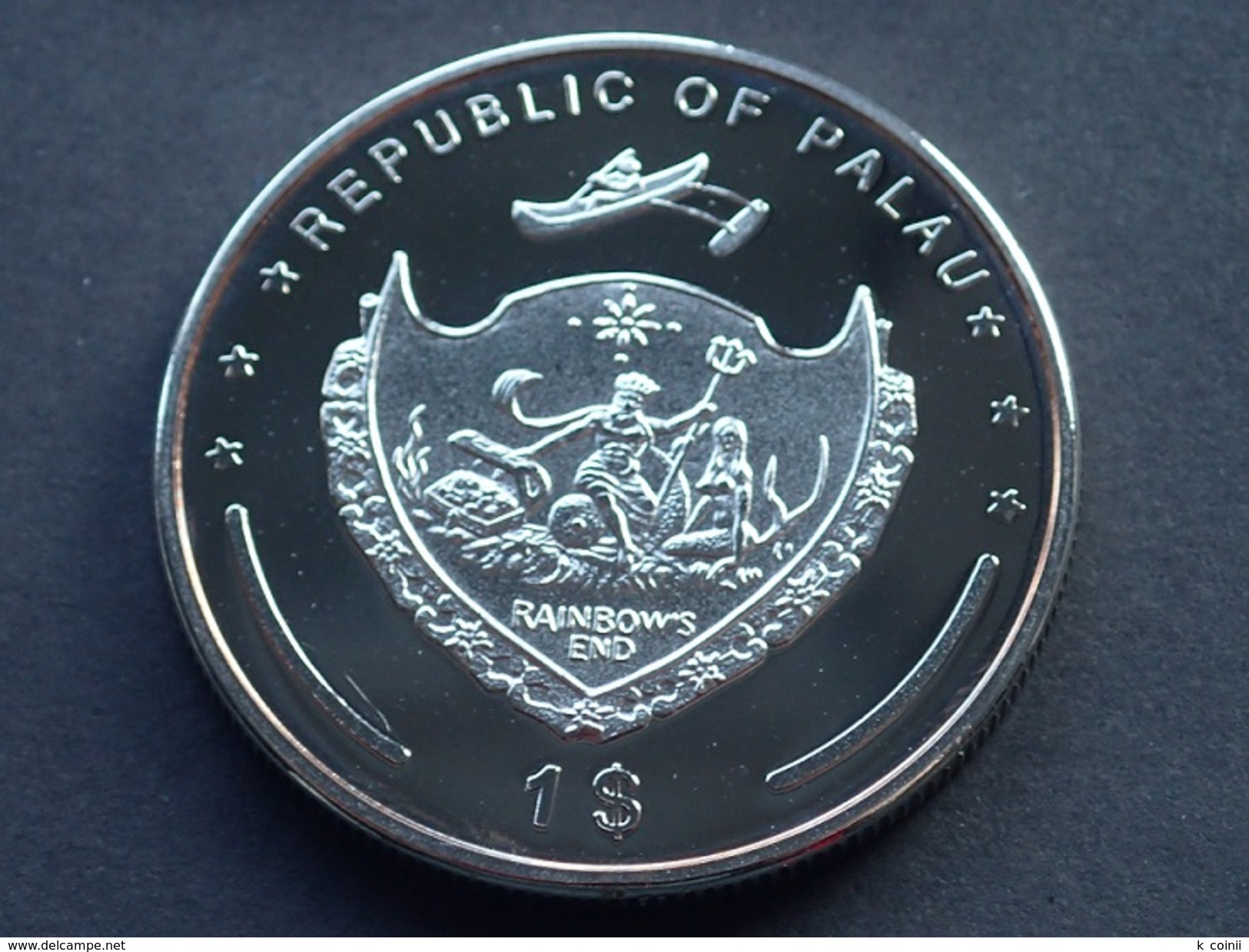 Palau - 1 Dollar 2008 Turtle - UNC - Palau