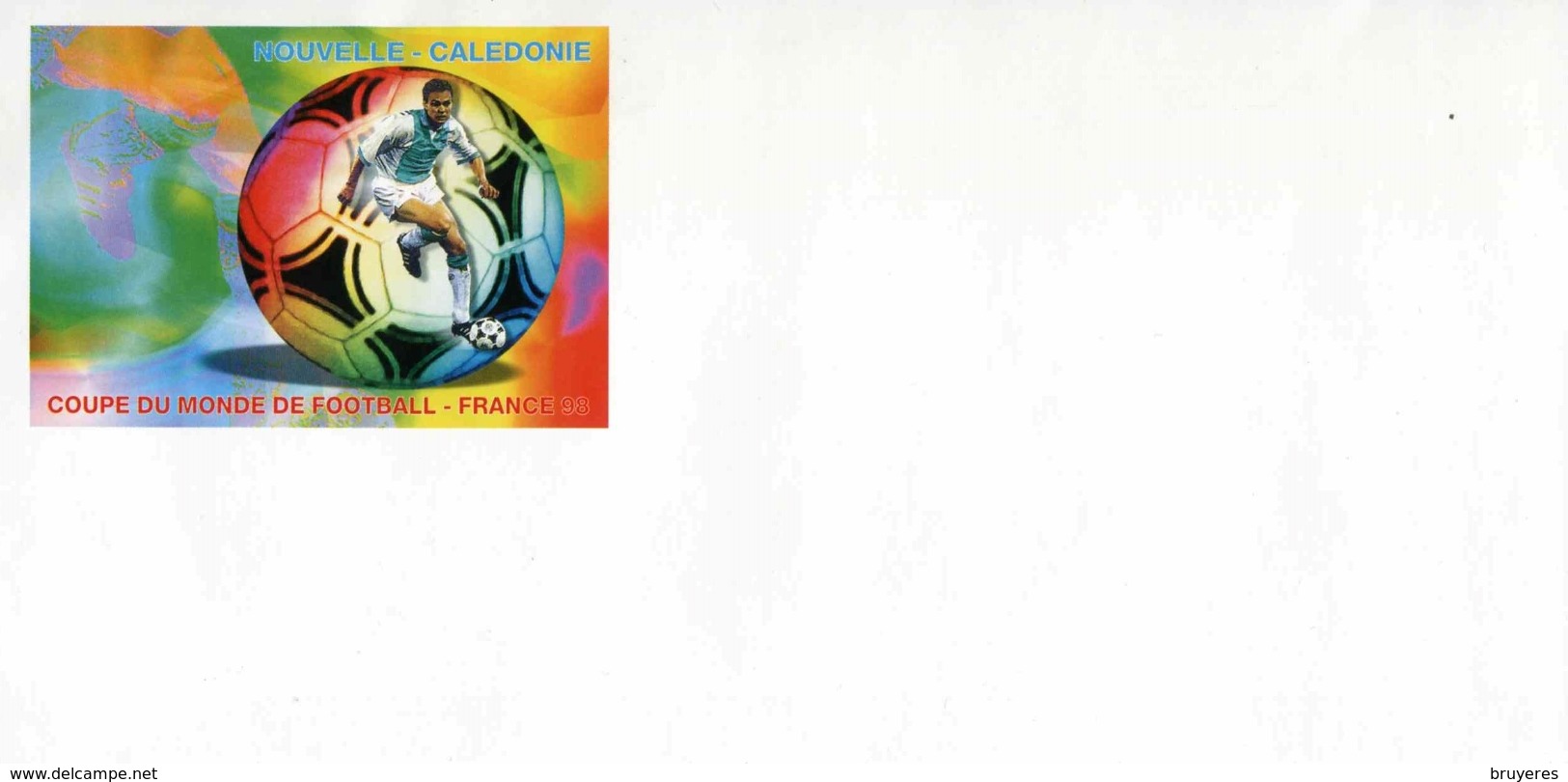 Entier Postal De 1998 Sur Env. Avec Timbre Et  Illust. "Coupe Du Monde De Foot Ball 1998" Et Carte De Correspondance - Entiers Postaux